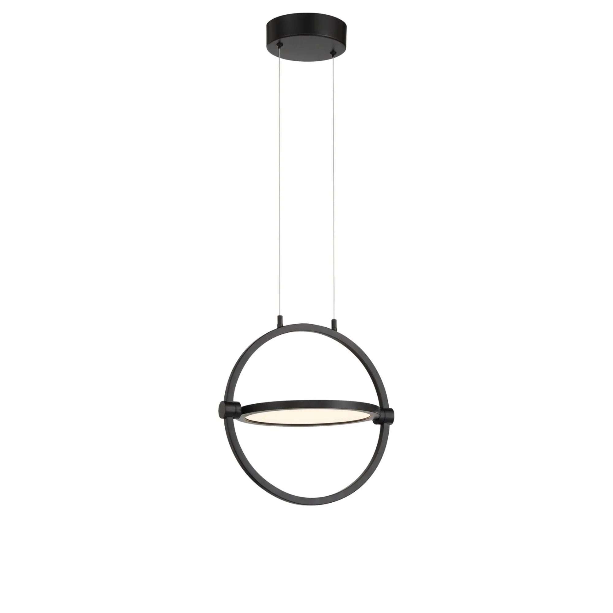 Studio 12" LED Pendant, Coal Finish - Bees Lighting