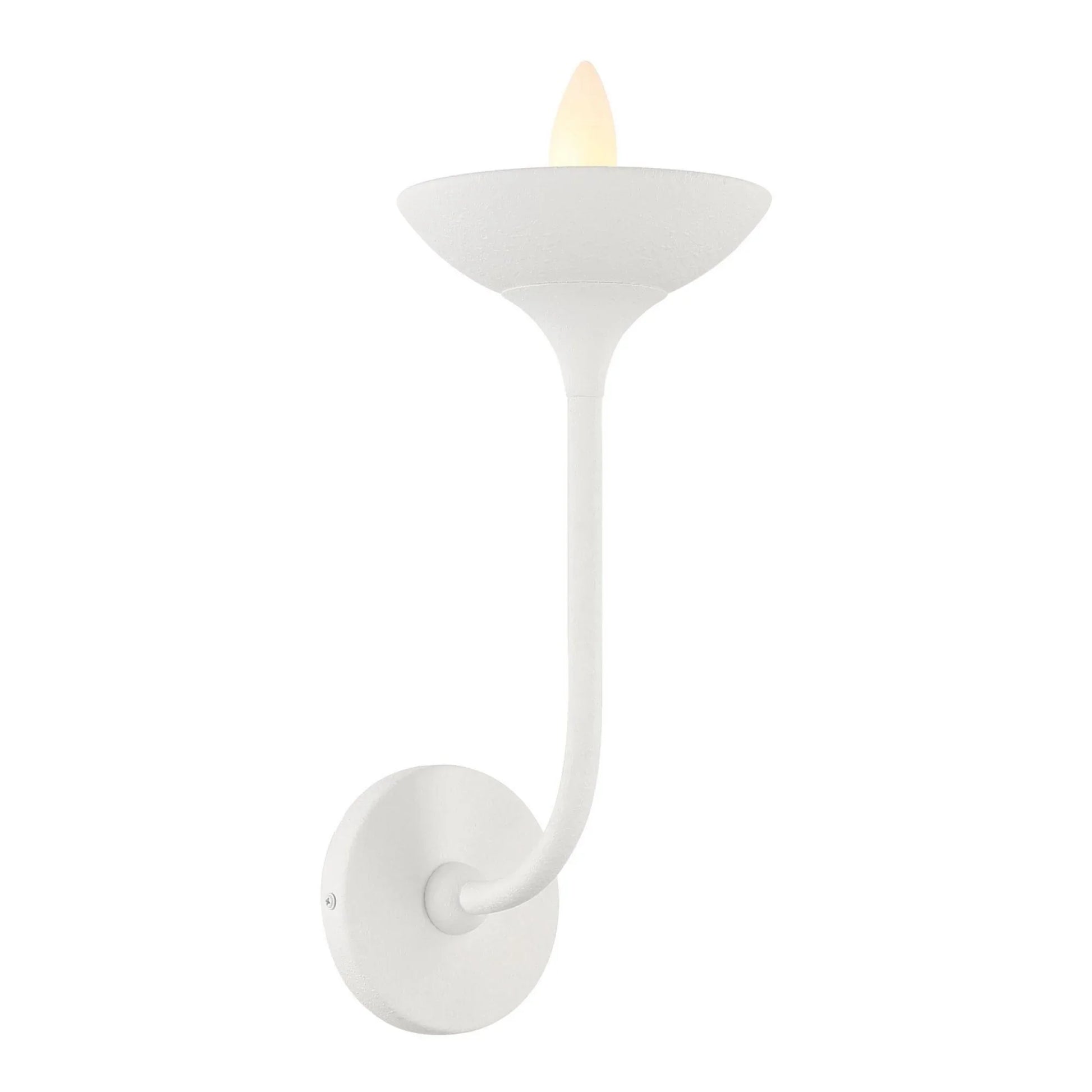 Ryton 16" Wall Sconce, Plaster White Finish - Bees Lighting