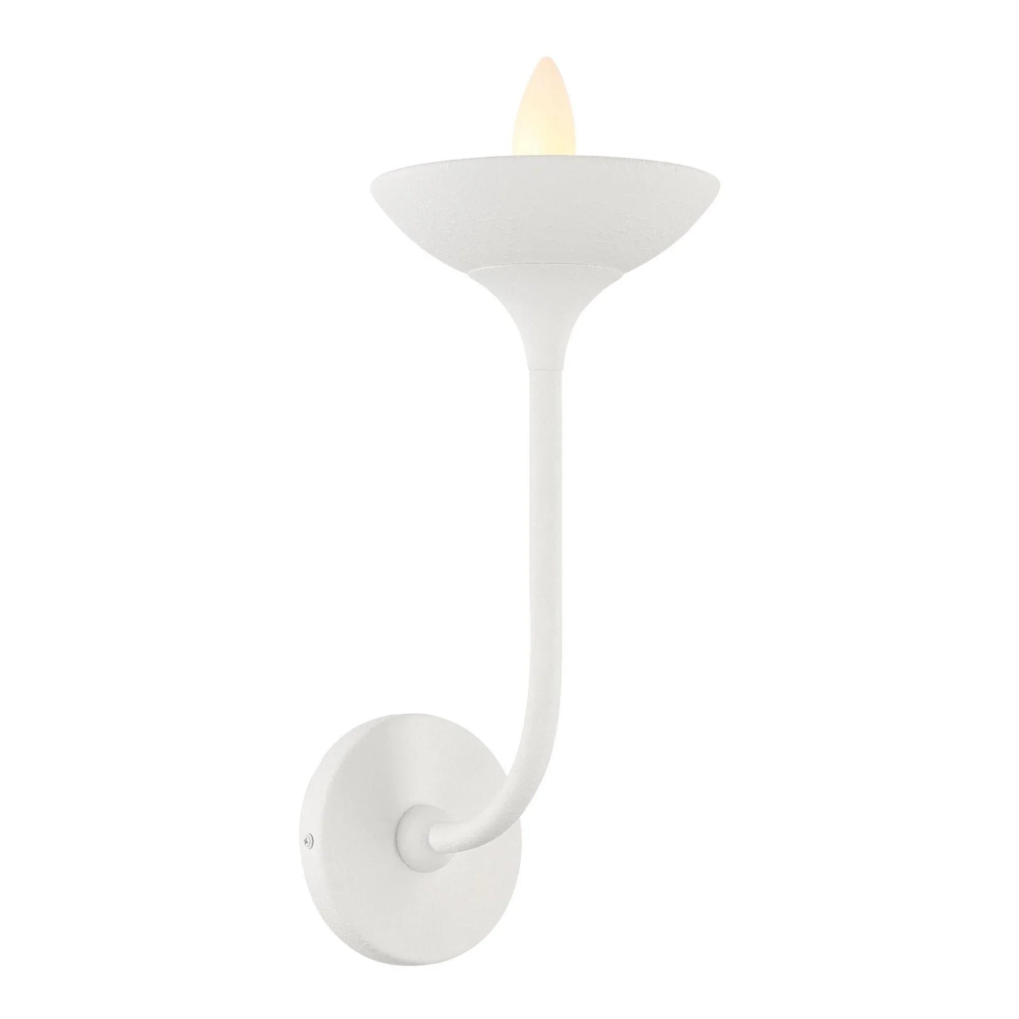 Ryton 16" Wall Sconce, Plaster White Finish - Bees Lighting