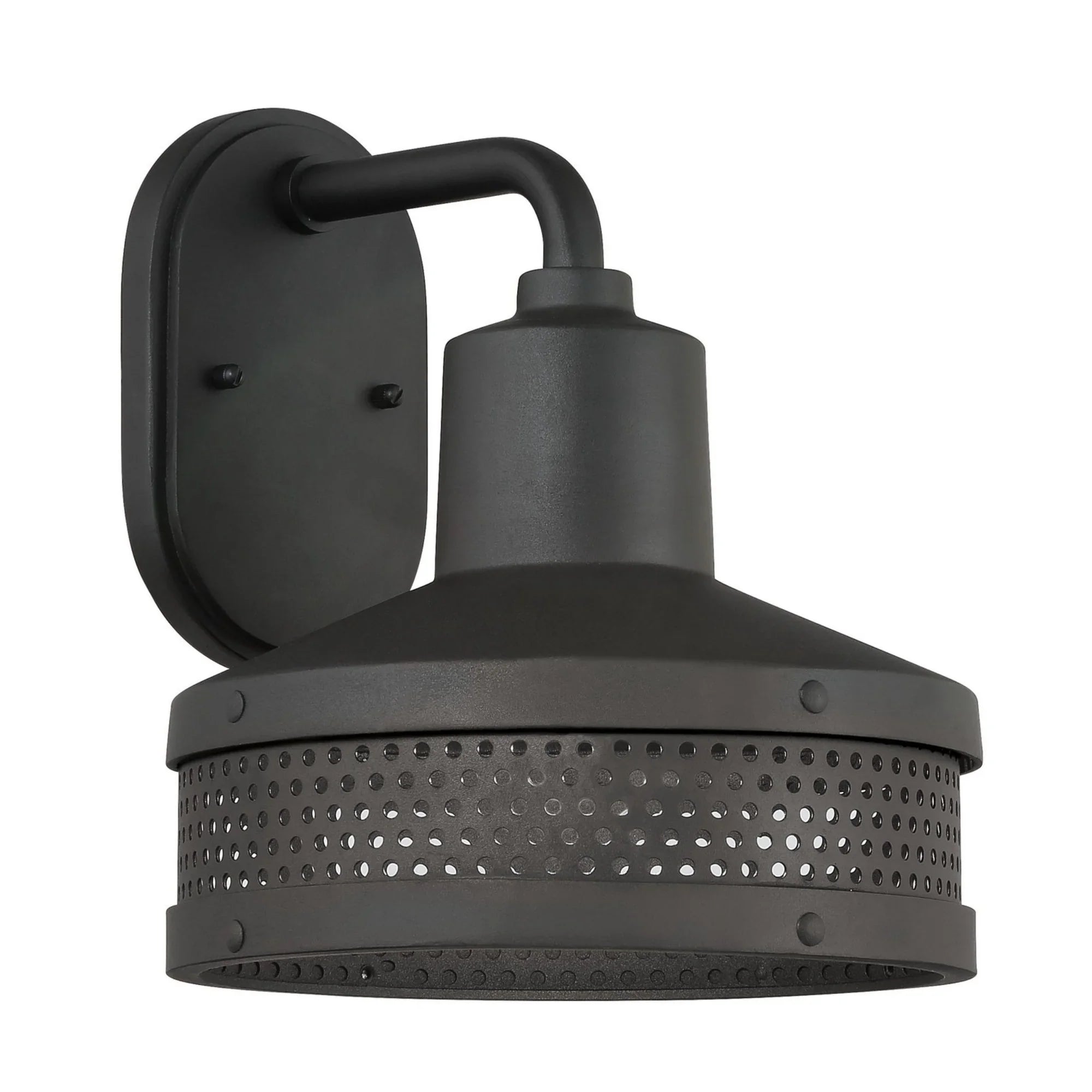 Abalone Point 11" Outdoor Wall Sconce, Coal Finish - Bees Lighting