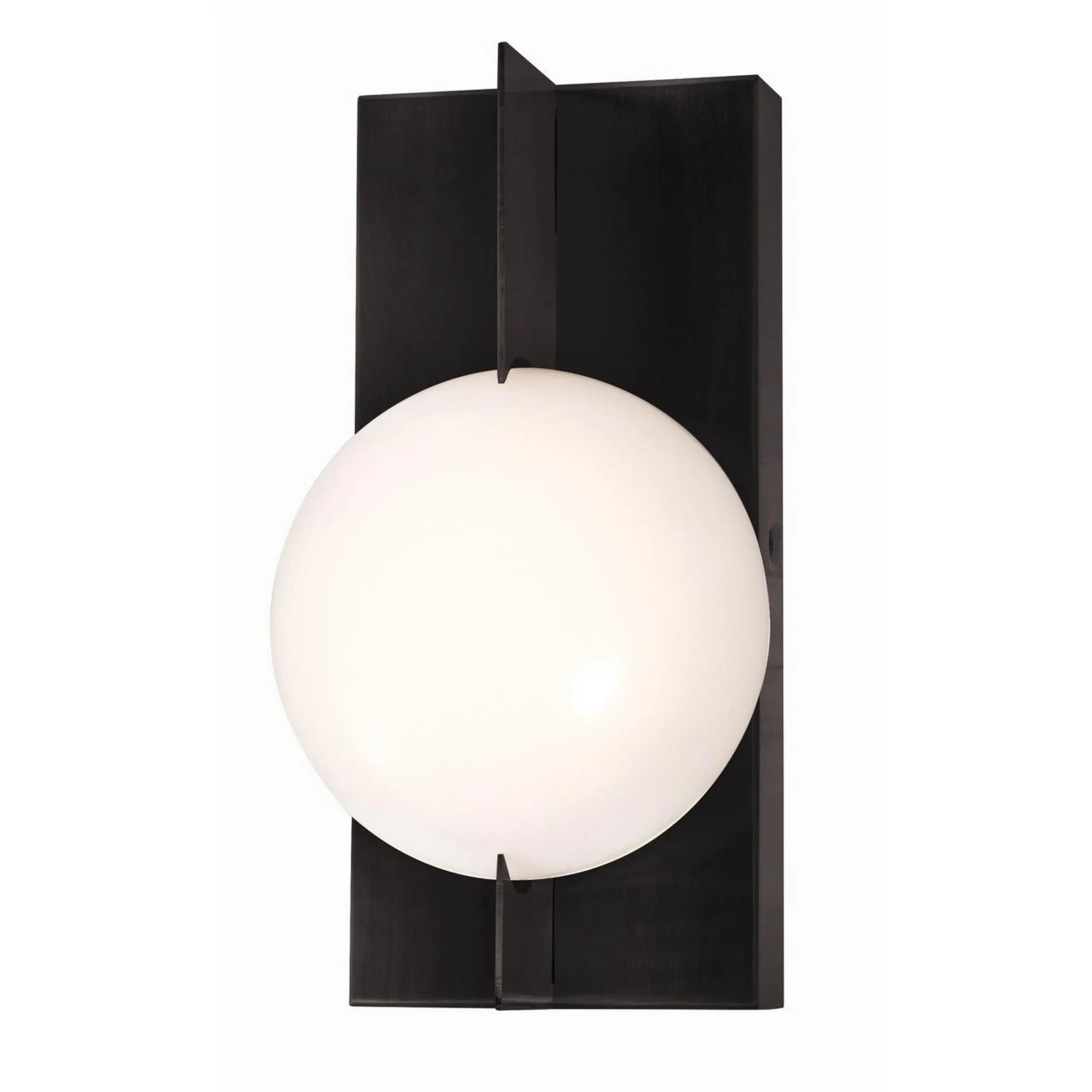 Gates 10" LED Wall Sconce, Black Finish - Bees Lighting