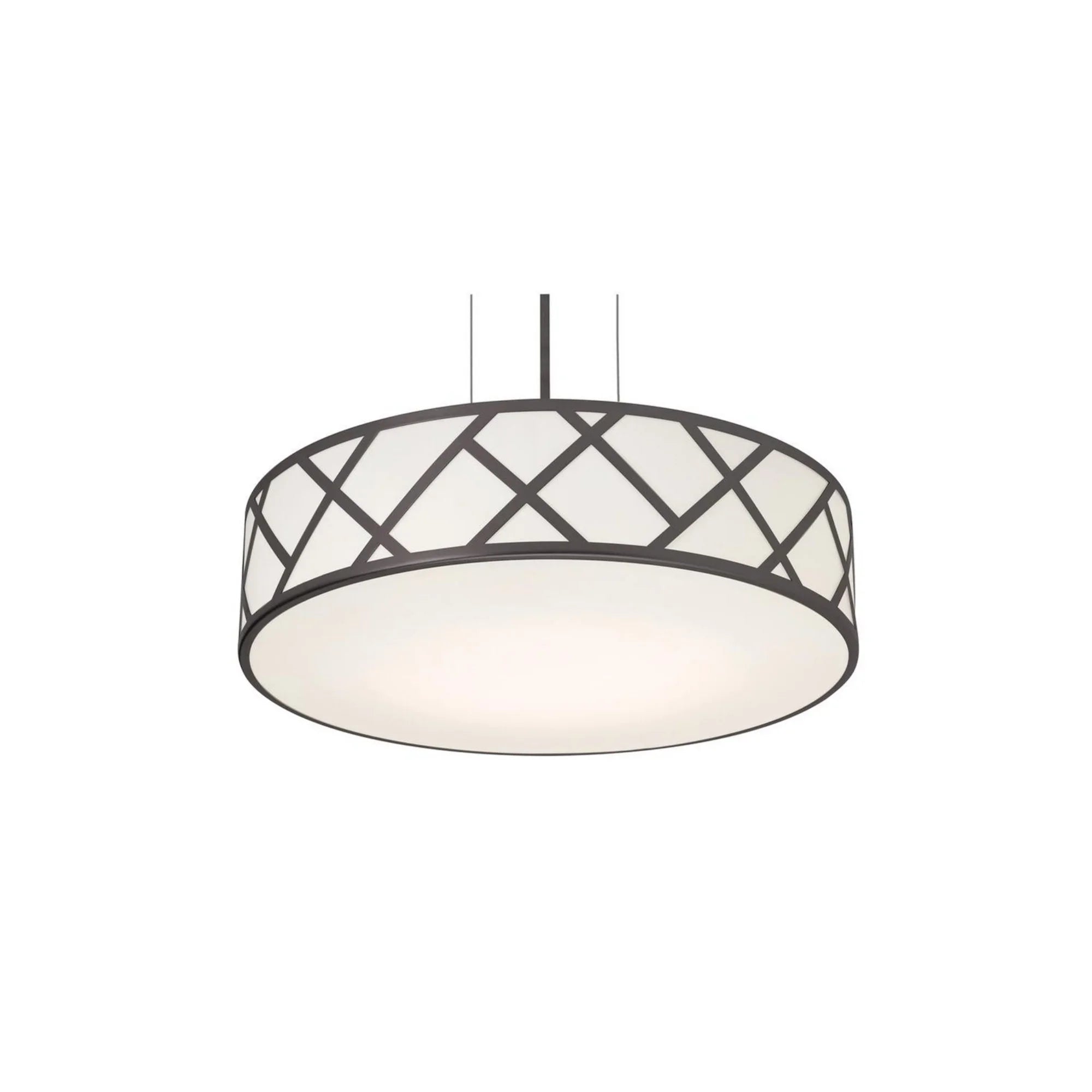 Haven 17" 3-Light Pendant, Black Finish - Bees Lighting