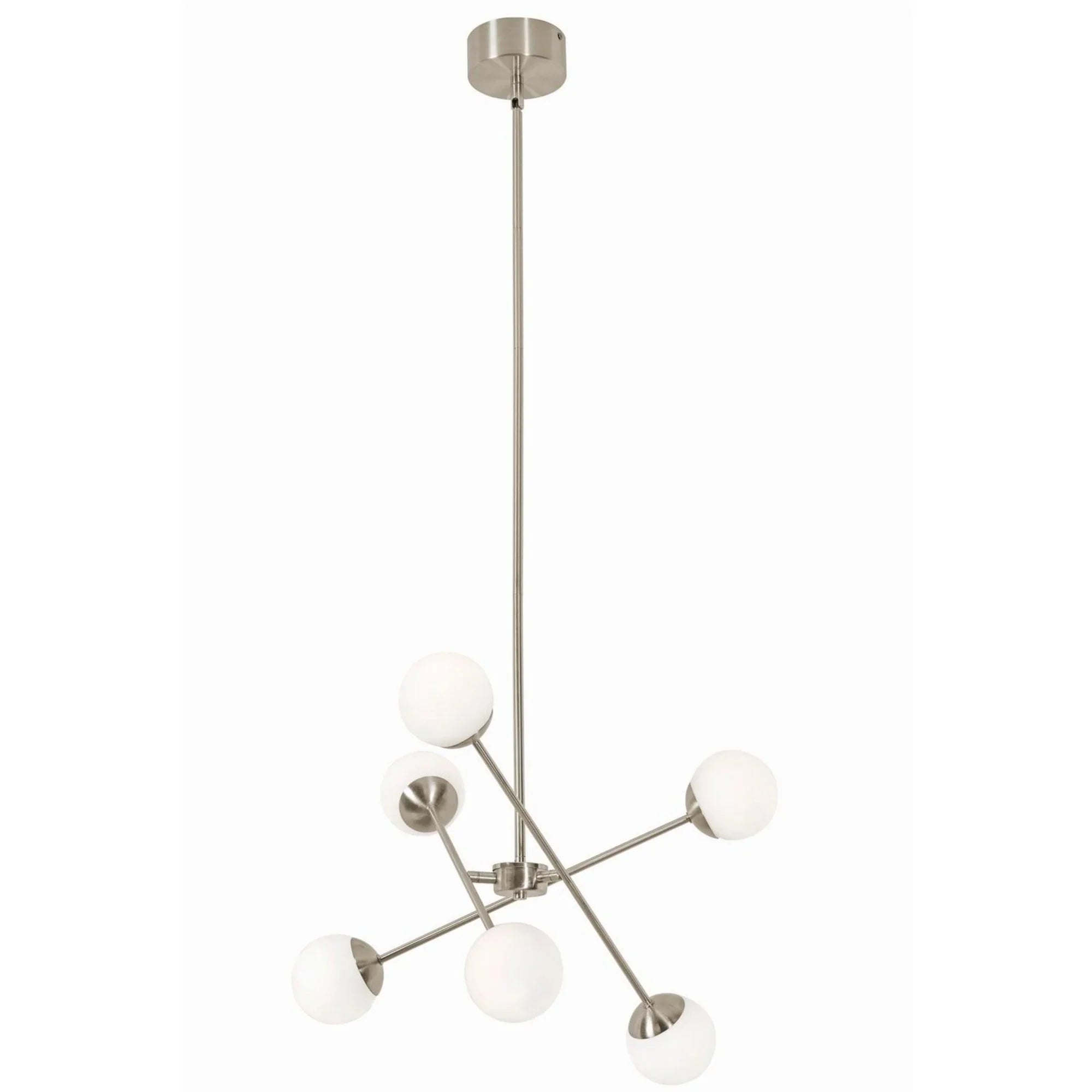 Pearl 24" LED Pendant, Satin Nickel Finish - Bees Lighting