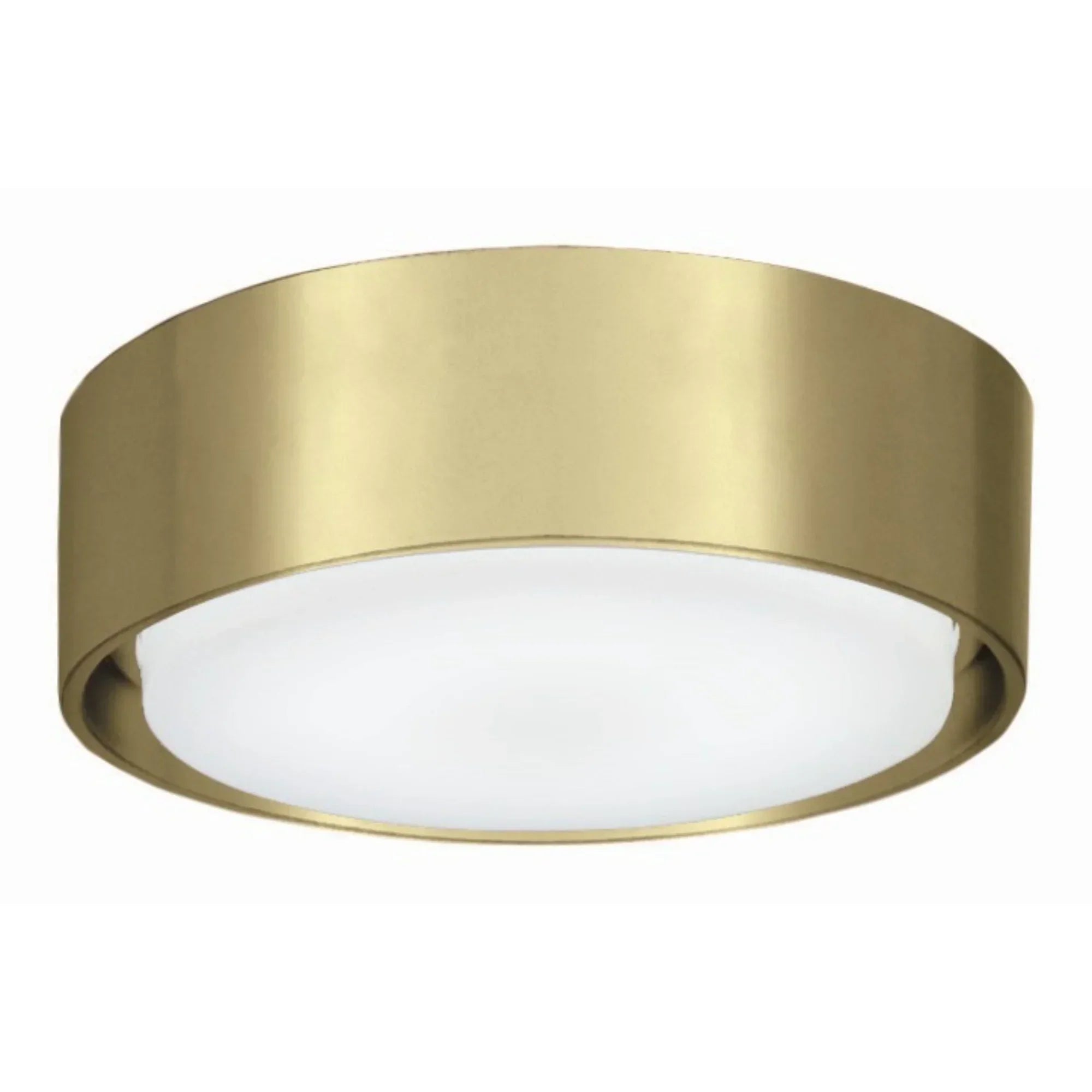 5 In. Simple Ceiling Fan Light Kit, Soft Brass Finish - Bees Lighting