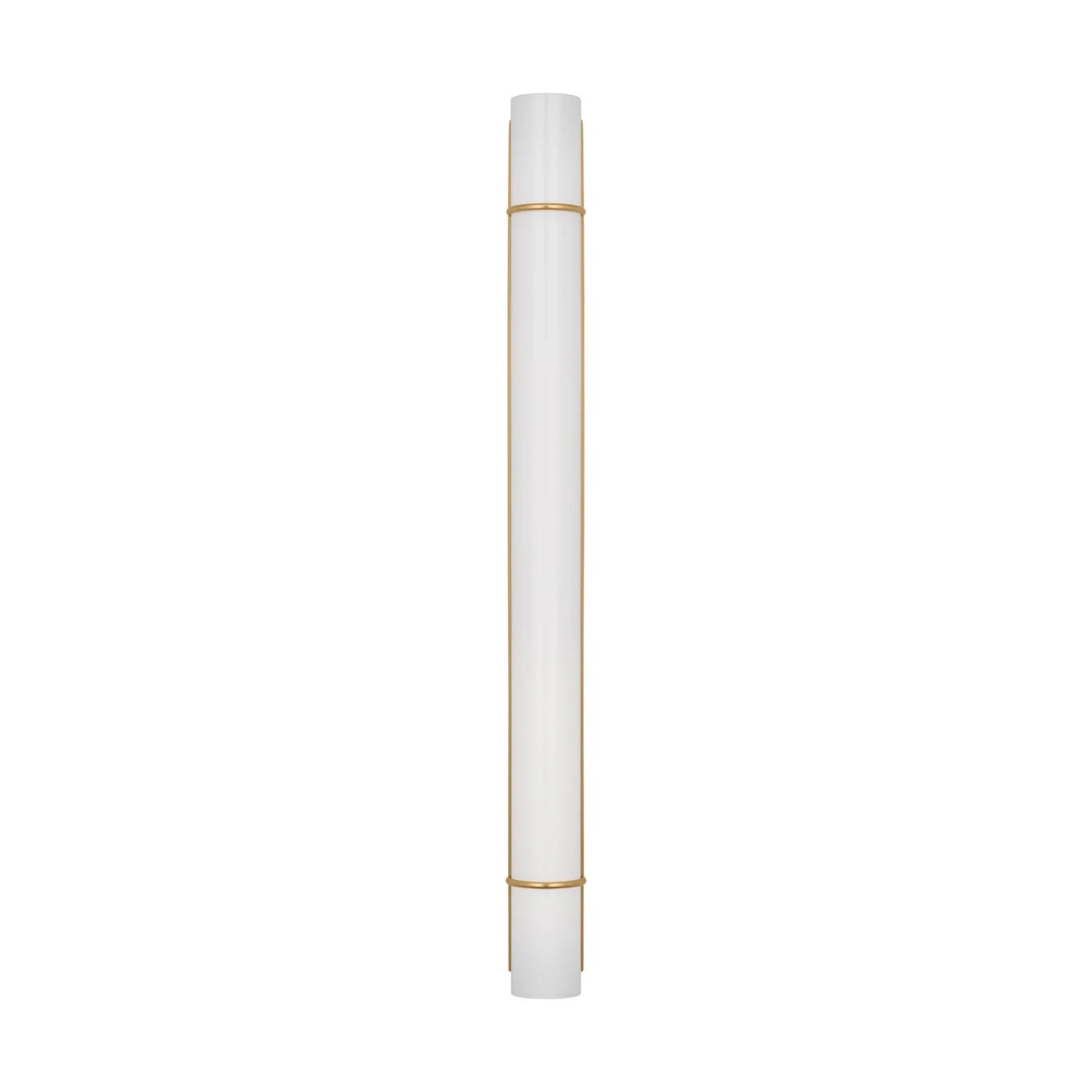 Amelie 30" LED Large Vanity Light, Burnished Brass Finish - Bees Lighting