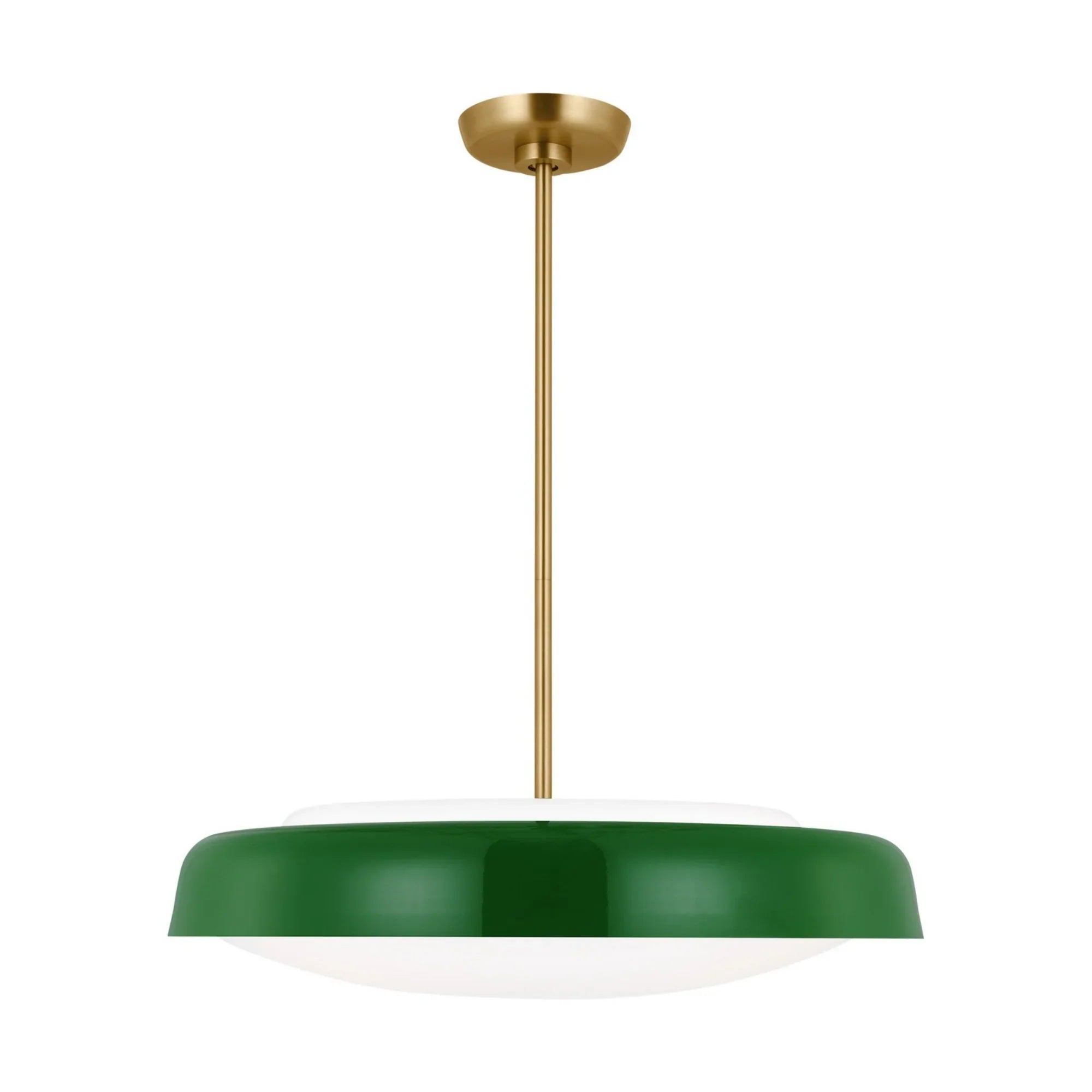Draper 22" X-Large Pendant, Green Finish - Bees Lighting