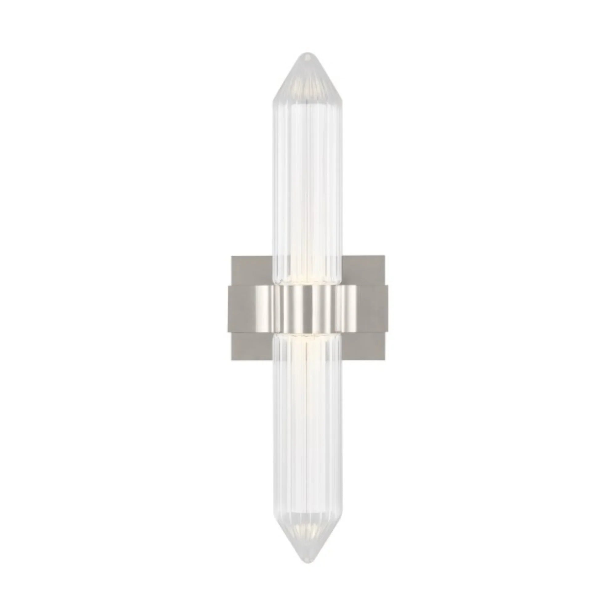 Langston 23" LED Bath Sconce, 277V, Polished Nickel Finish - Bees Lighting