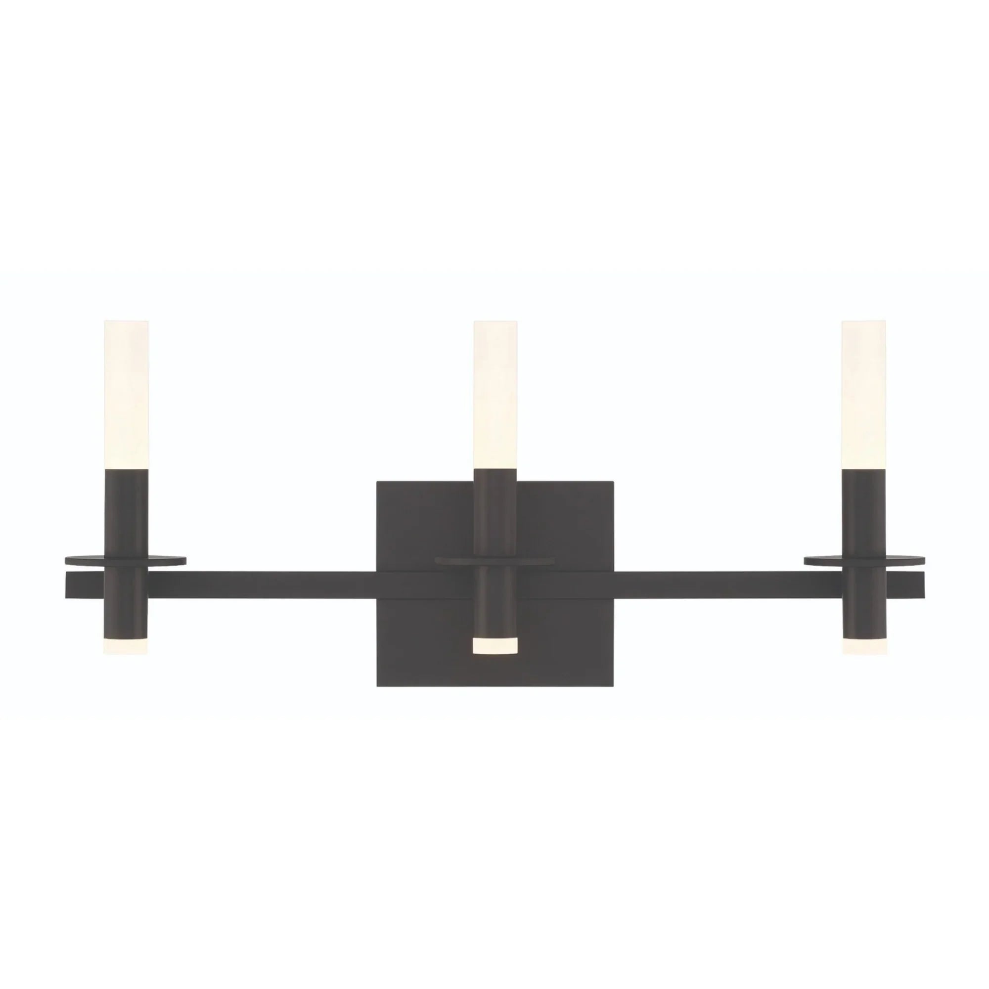 Torna 3-Light 24" LED Vanity, Black Finish - Bees Lighting