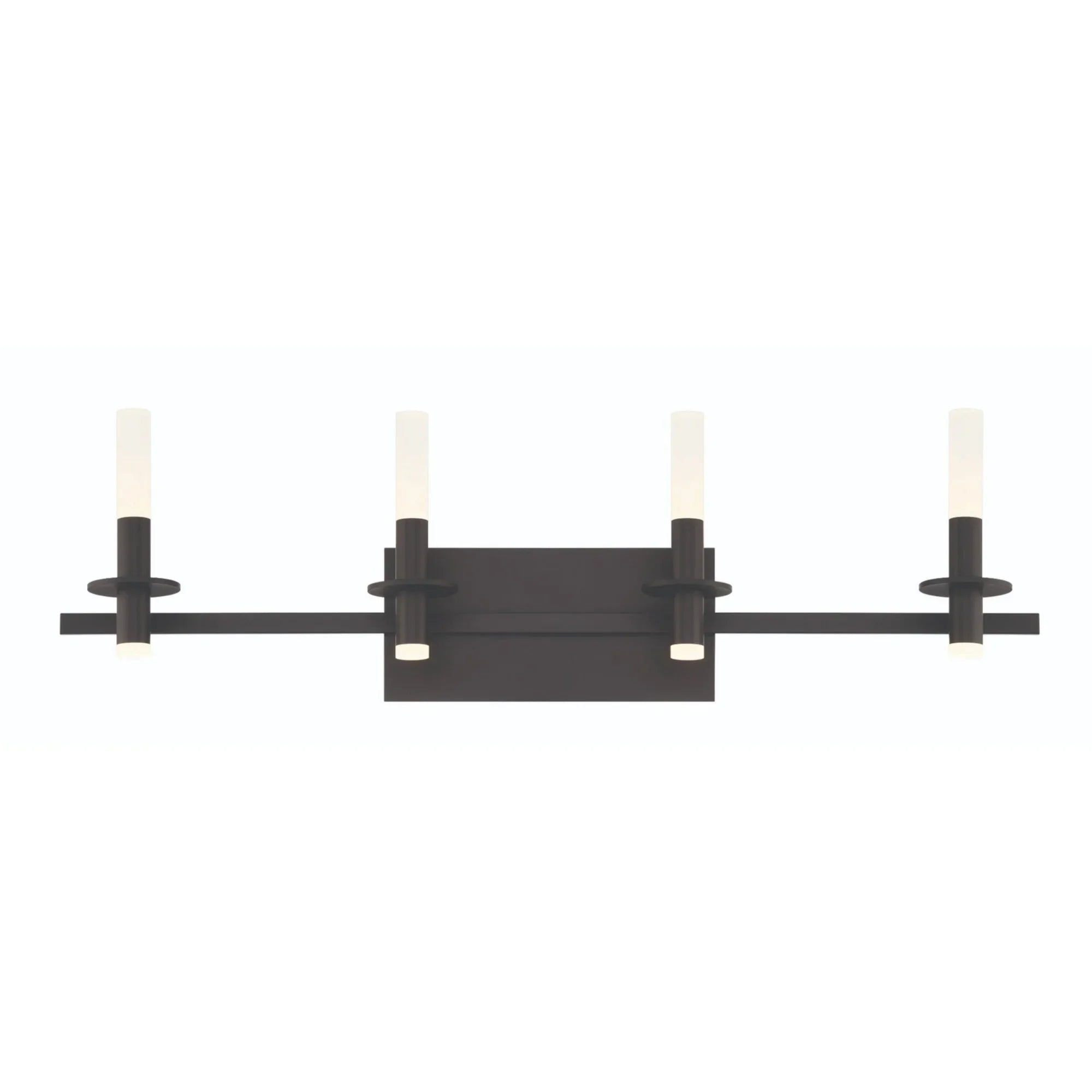 Torna 4-Light 36" LED Vanity, Black Finish - Bees Lighting
