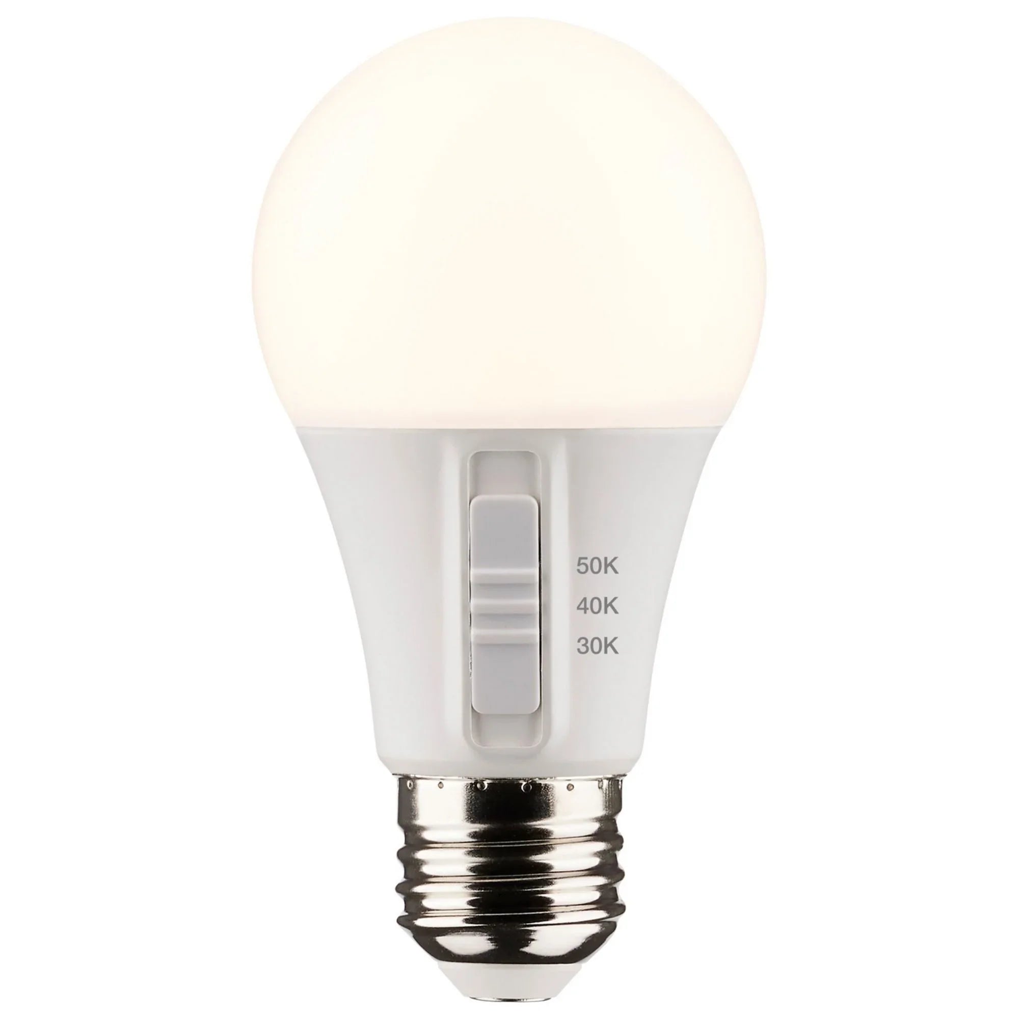 A19 LED Bulb, 9 Watts, 800 Lumens, Selectable 30K|40K|50K, 60W Equal, E26 Medium Base - Bees Lighting