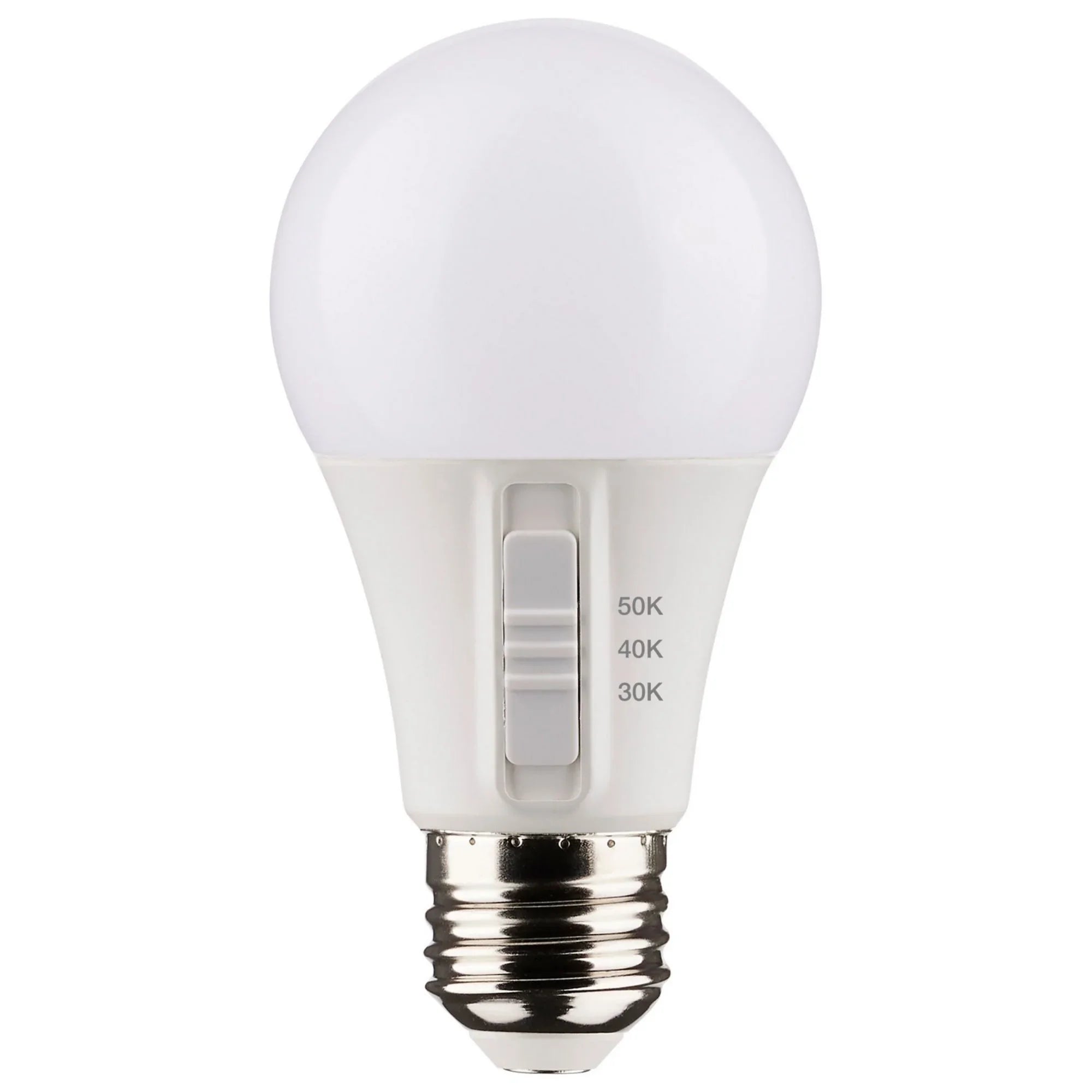 A19 LED Bulb, 9 Watts, 800 Lumens, Selectable 30K|40K|50K, 60W Equal, E26 Medium Base - Bees Lighting