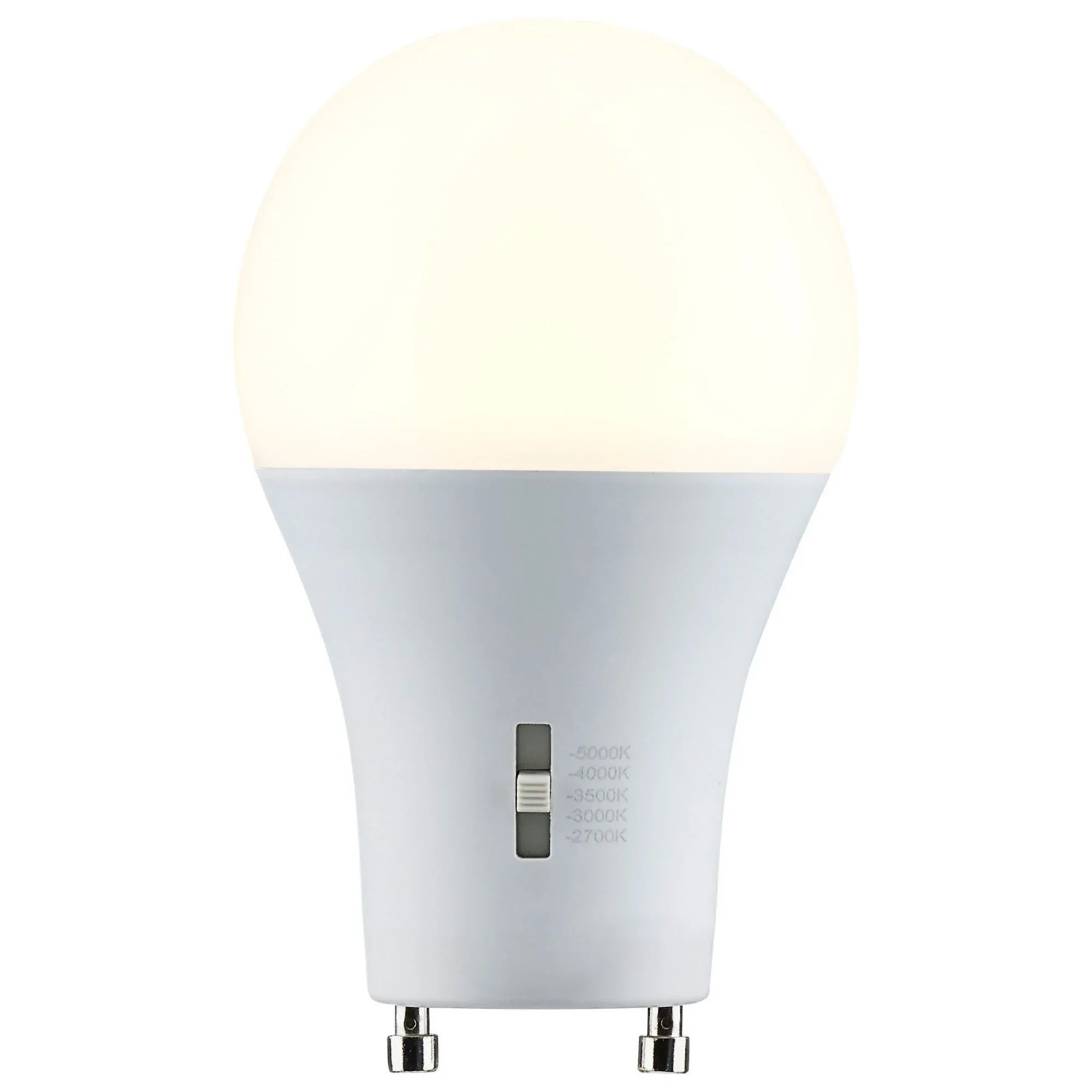 Dimmable A19 LED Bulb, 12 Watts, 1100 Lumens, 2700K to 5000K, 75W Equal, GU24 Base - Bees Lighting