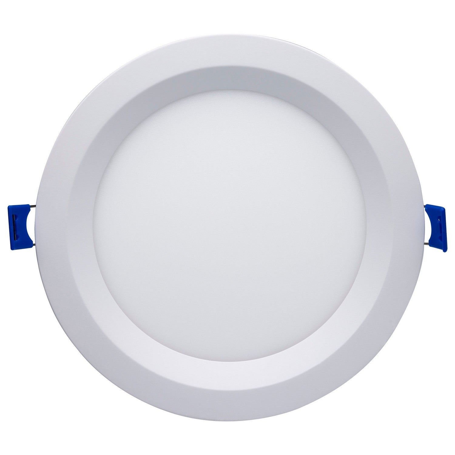 Slim Fit 6" Round Canless LED Recessed Light, 1100 Lm, 5-CCT, White Baffle Trim