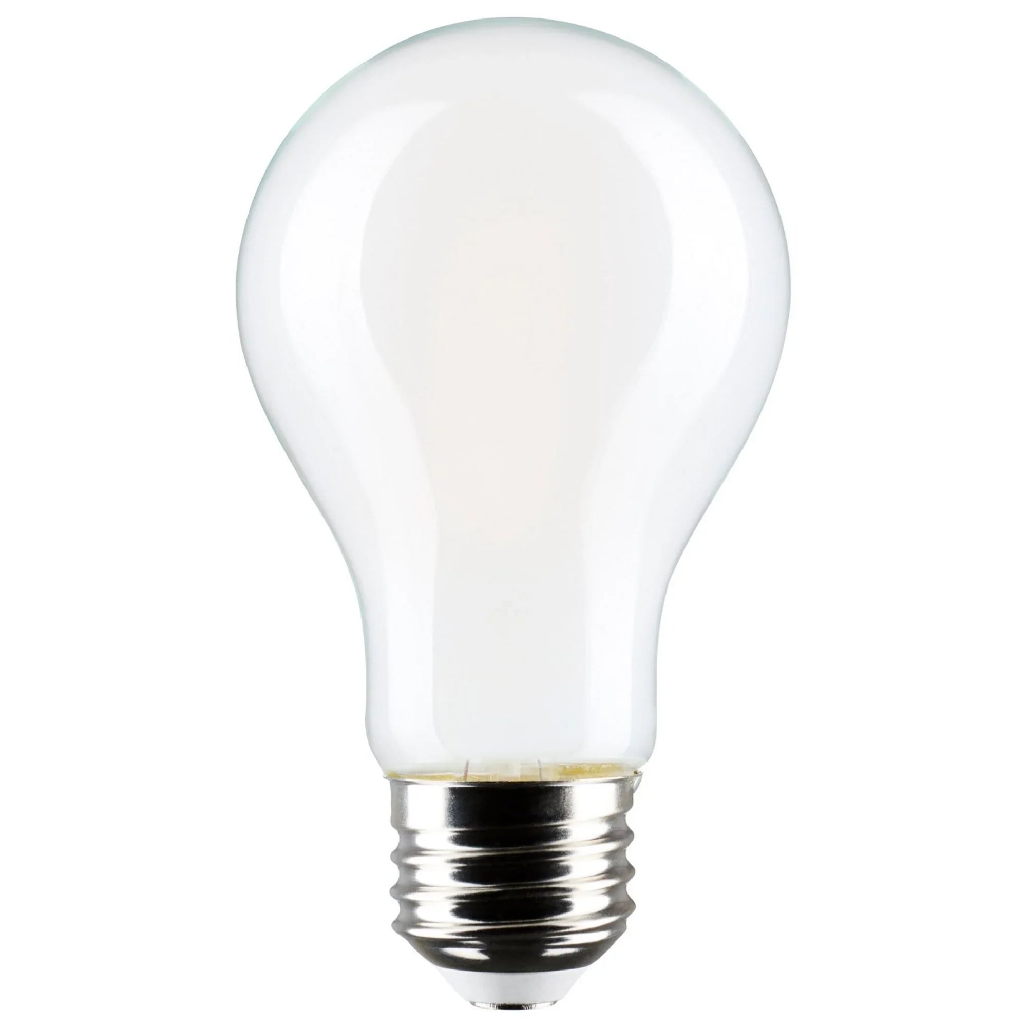 A19 LED Bulb, 60W Equal, 8 Watts, 800 Lumens, 3000K, E26 Medium Base, Frosted Finish, Pack of 4 - Bees Lighting