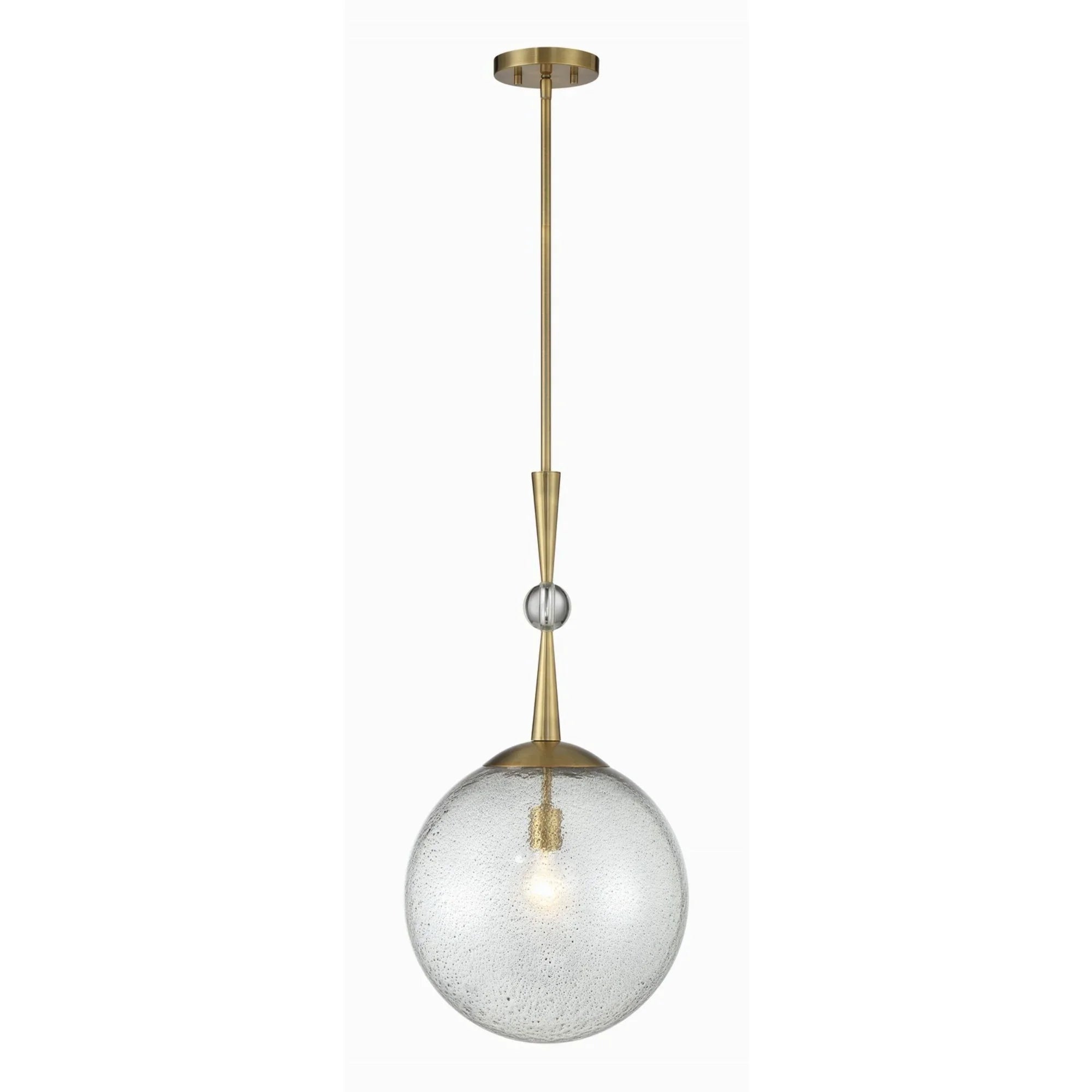 Populuxe 28" Pendant, Oxidized Aged Brass Finish - Bees Lighting