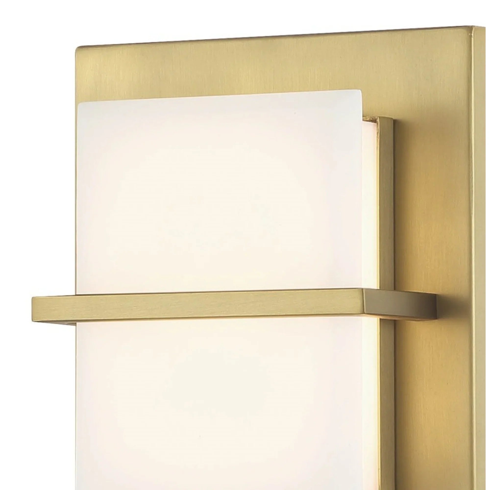 Tarnos 8" LED Wall Sconce, Soft Brass Finish - Bees Lighting