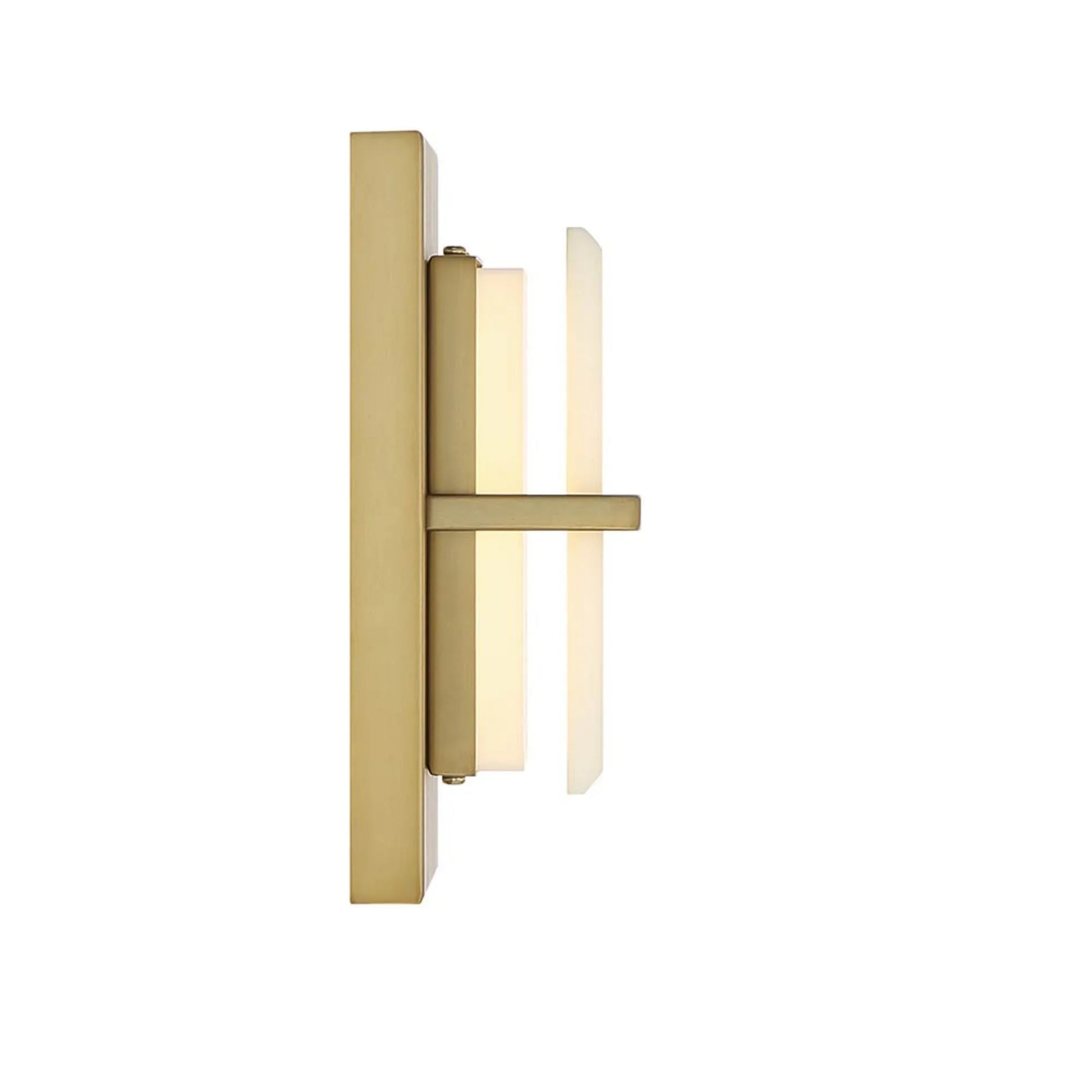 Tarnos 8" LED Wall Sconce, Soft Brass Finish - Bees Lighting