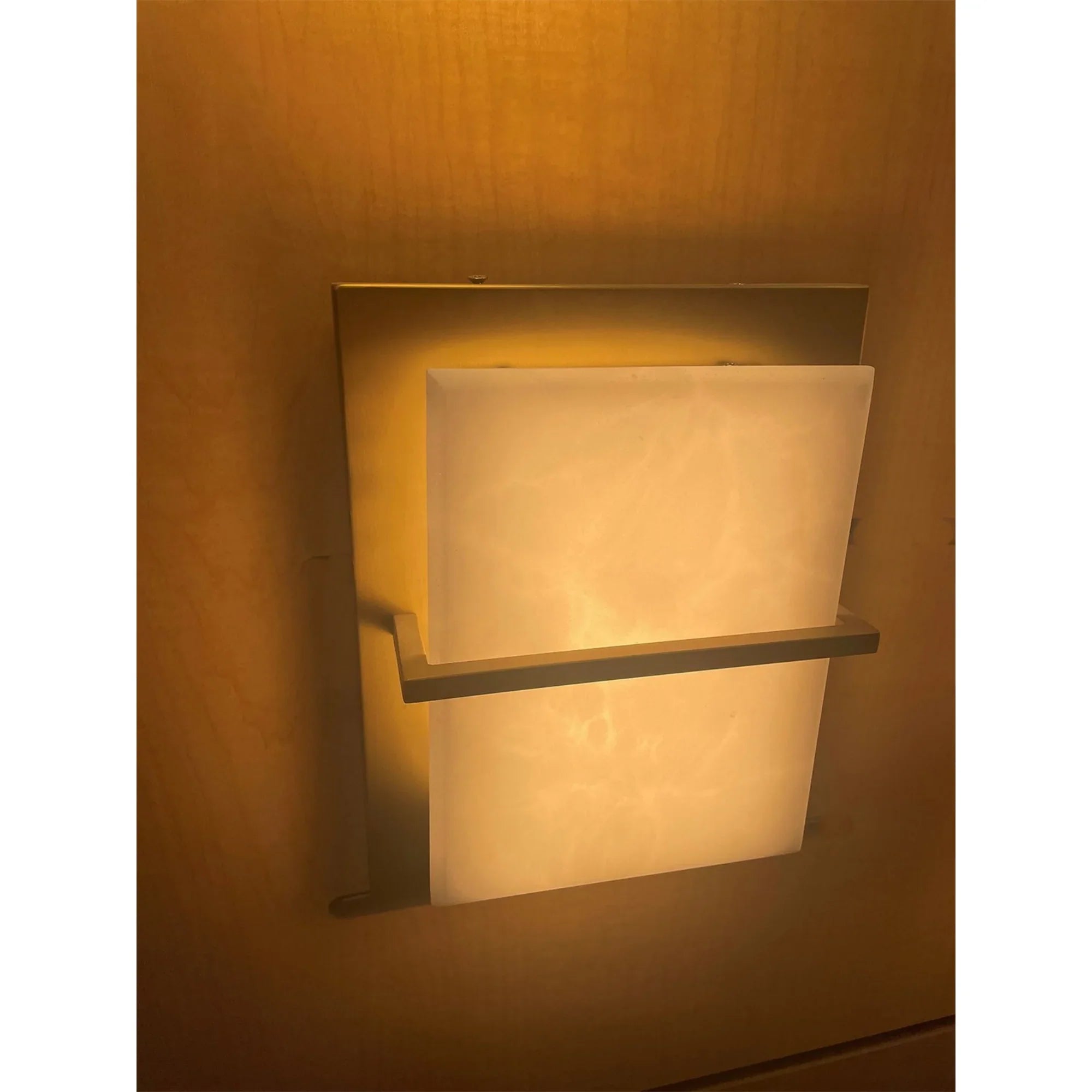 Tarnos 8" LED Wall Sconce, Soft Brass Finish - Bees Lighting