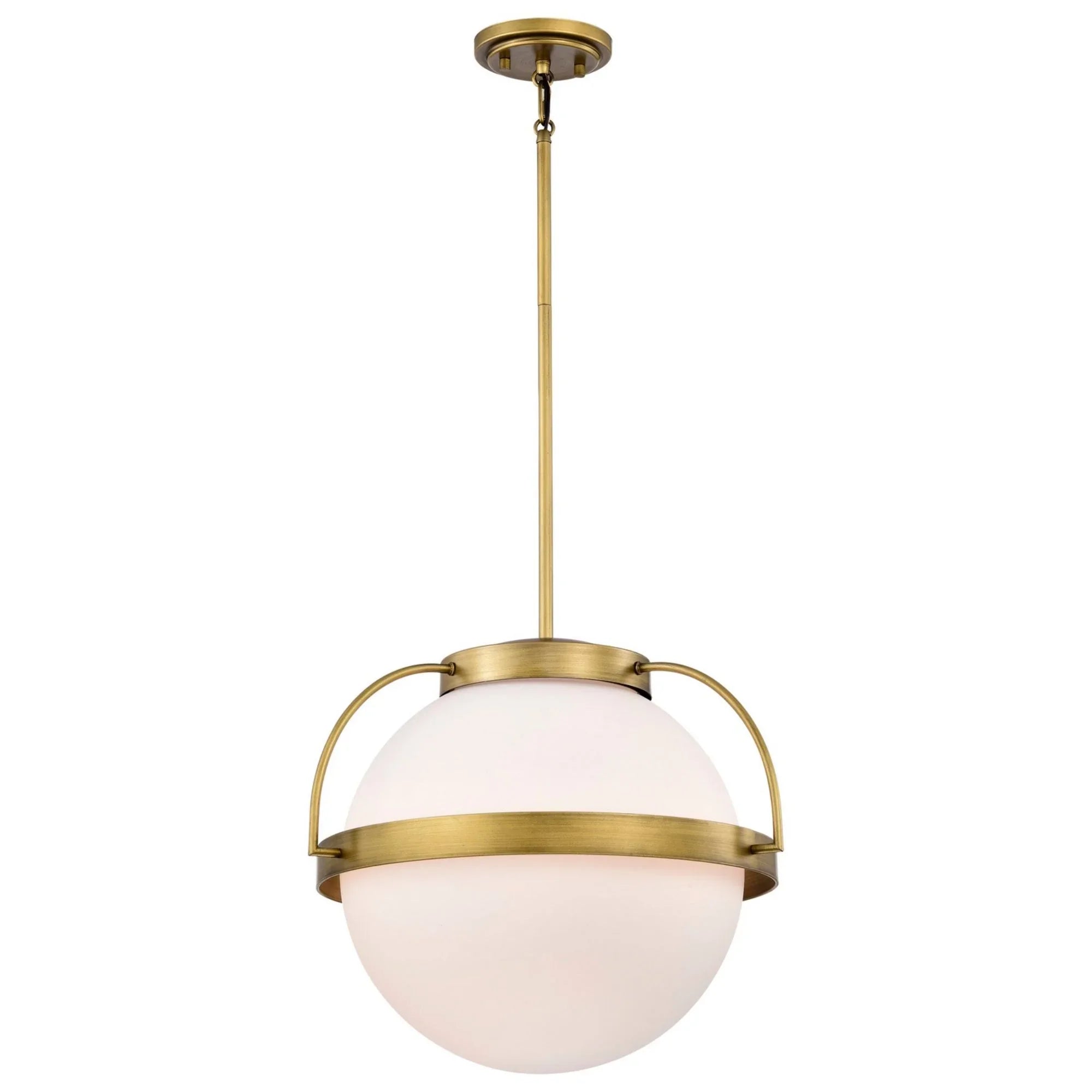 Lakeshore 18" Pendant, Natural Brass Finish - Bees Lighting