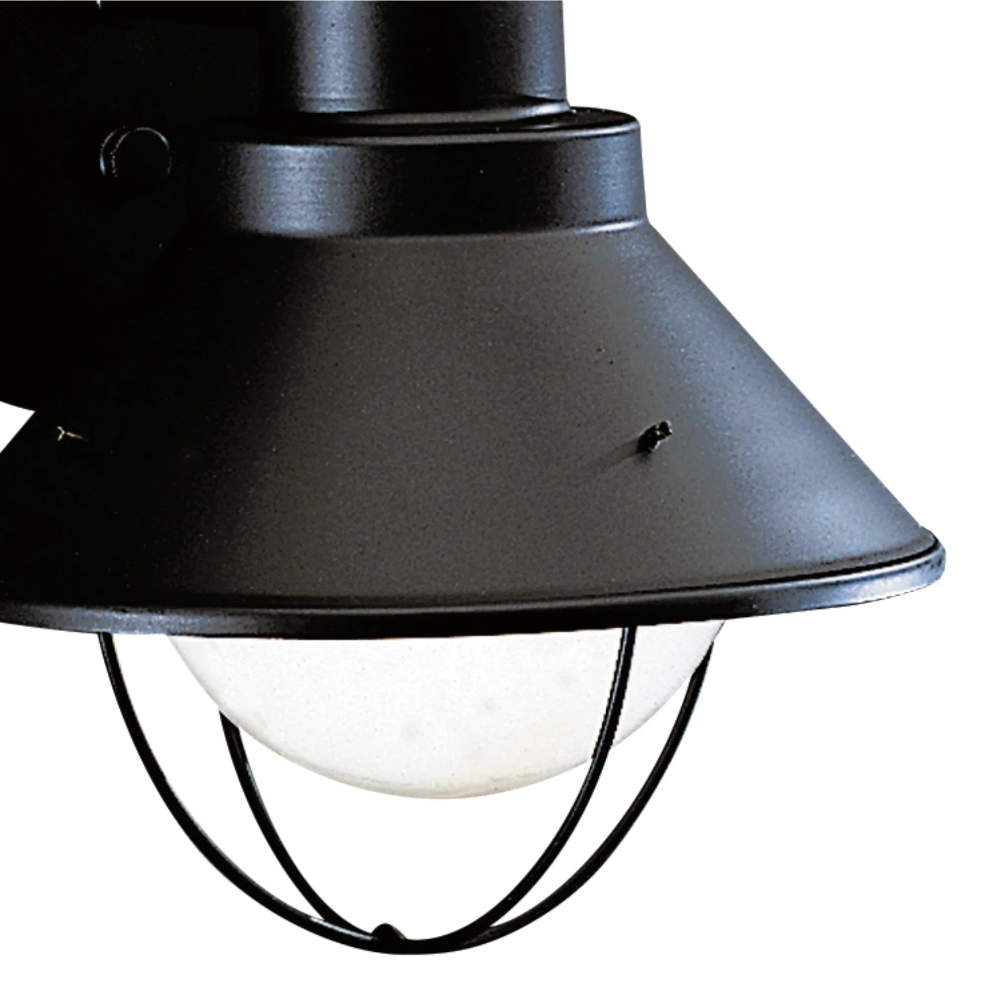 Seaside 12" Outdoor Wall Light, Black Finish - Bees Lighting