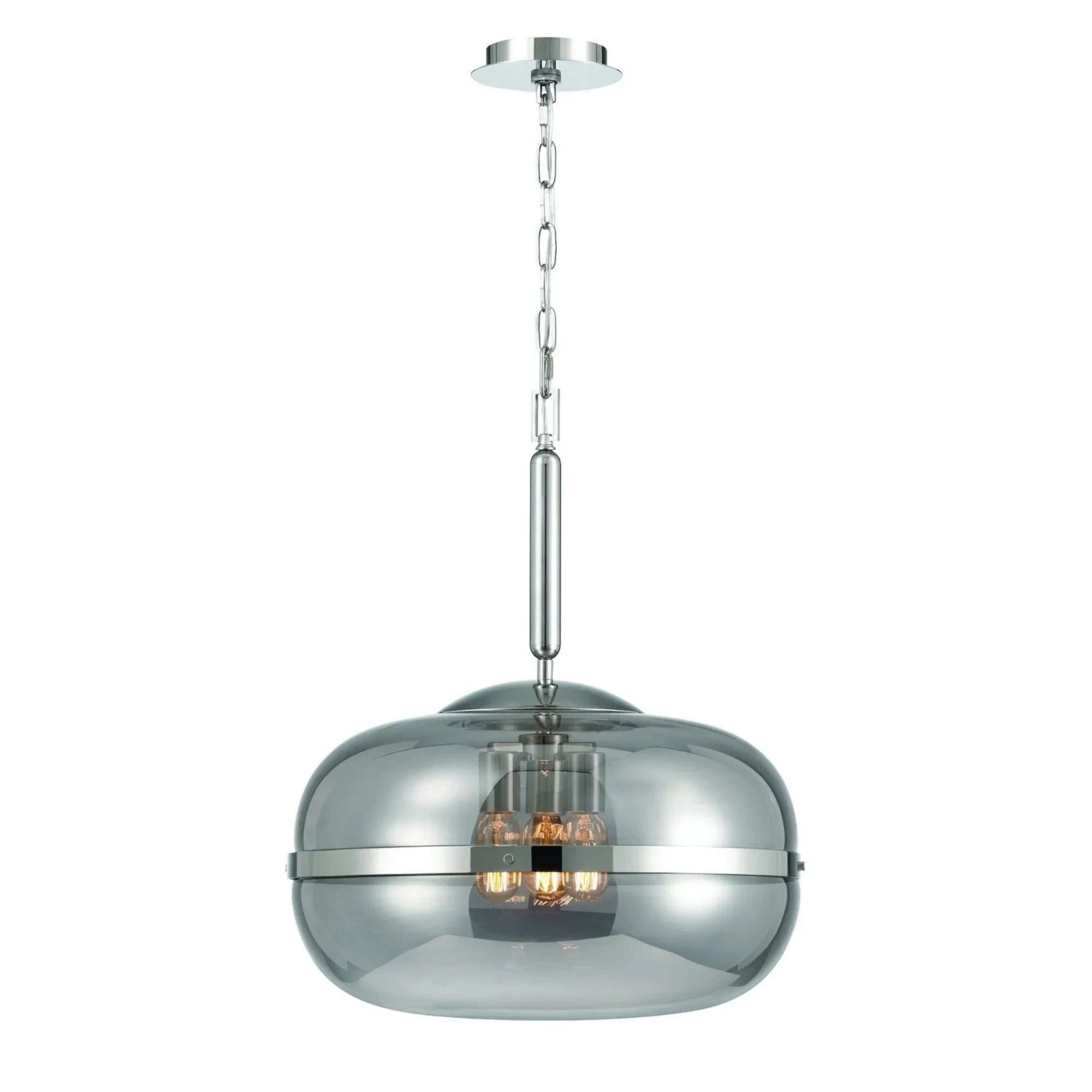 Nottingham 20" Pendant, Polished Nickel Finish - Bees Lighting