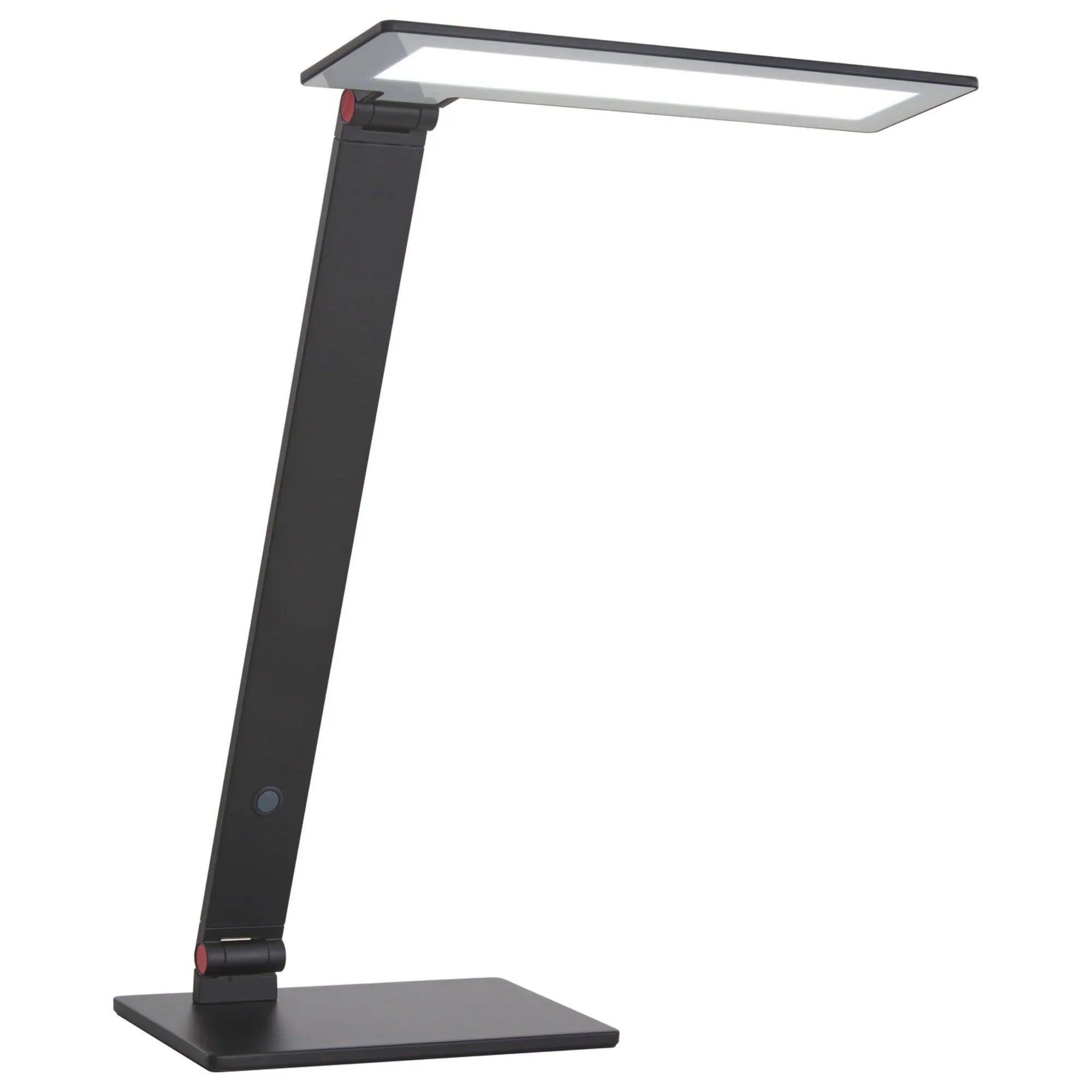 Task Portables LED Table Lamp, Coal Finish, Square Head - Bees Lighting