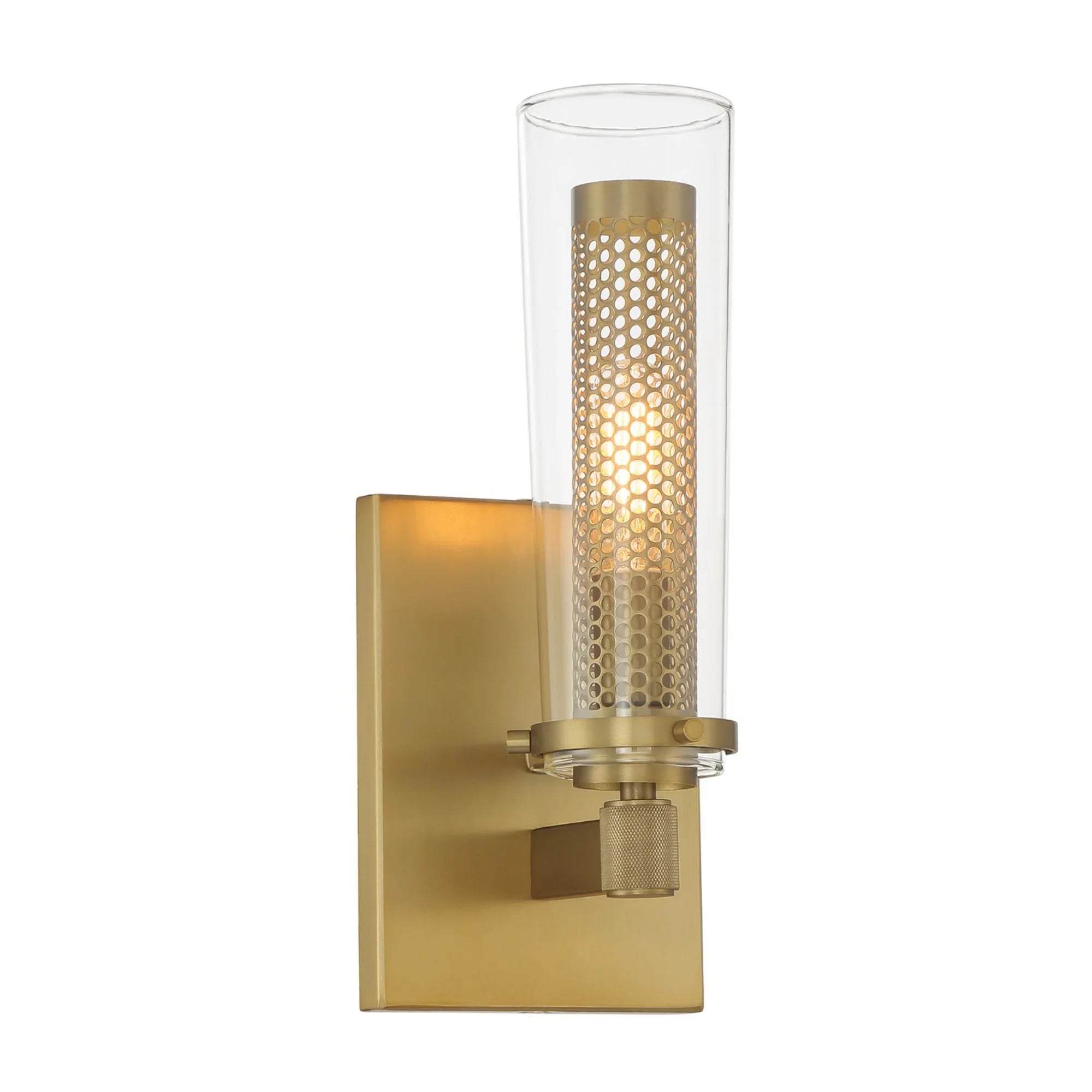 Emmerham 12" Wall Sconce, Soft Brass Finish - Bees Lighting