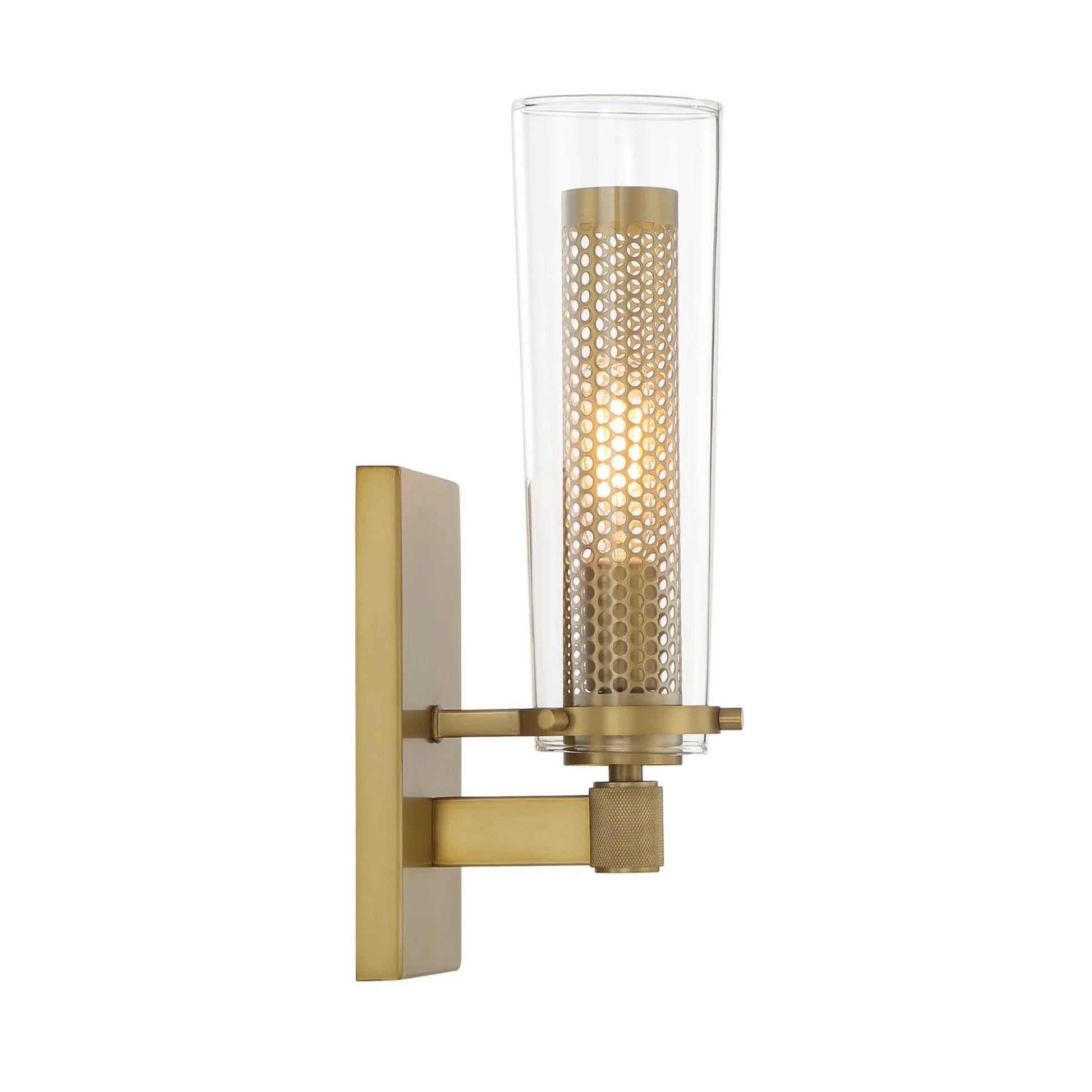 Emmerham 12" Wall Sconce, Soft Brass Finish - Bees Lighting