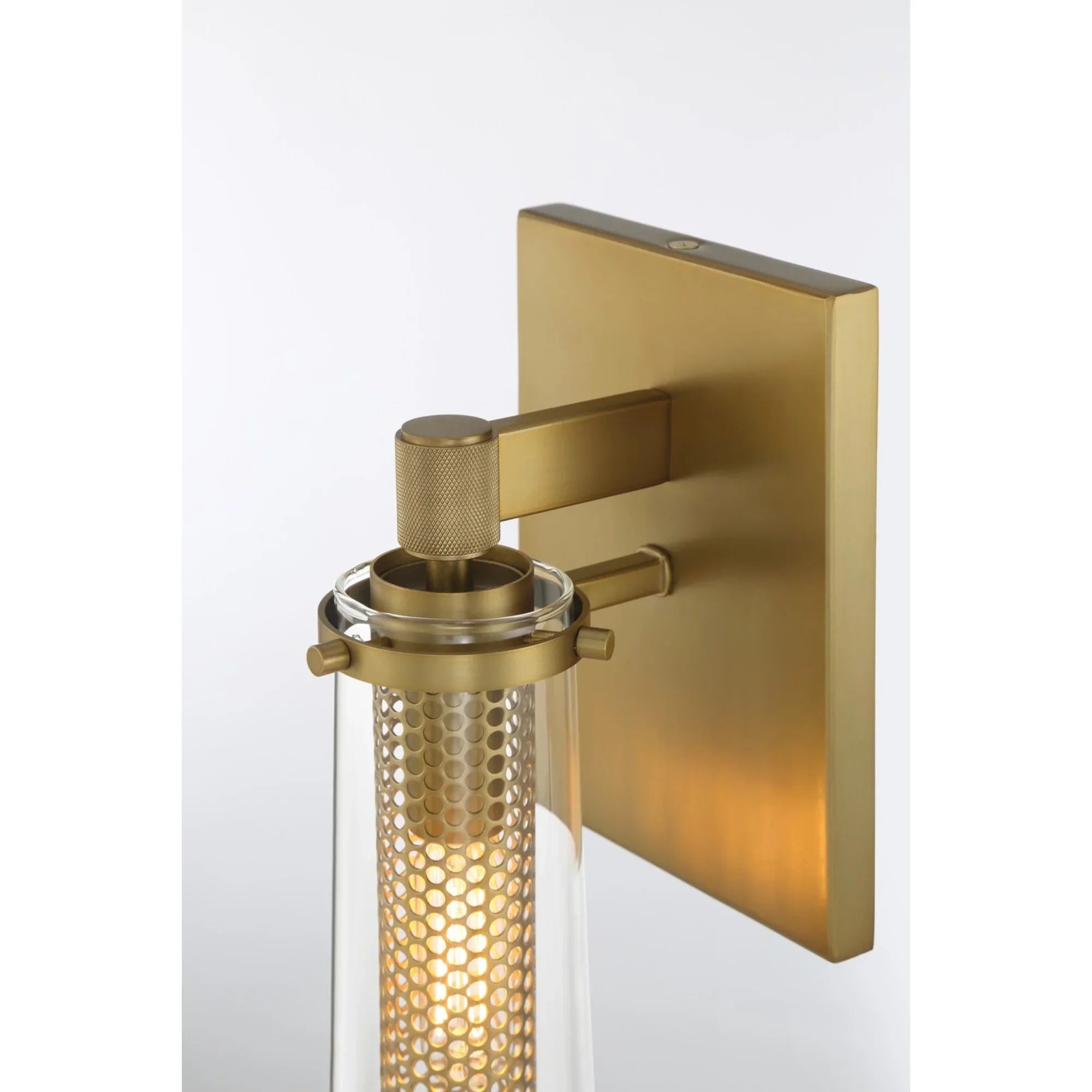 Emmerham 12" Wall Sconce, Soft Brass Finish - Bees Lighting
