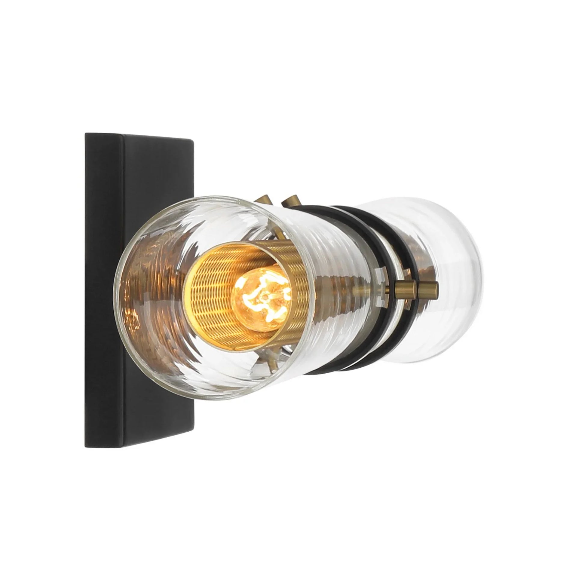 Emmerham 20" 2-Light Bath Vanity, Coal & Soft Brass Finish - Bees Lighting