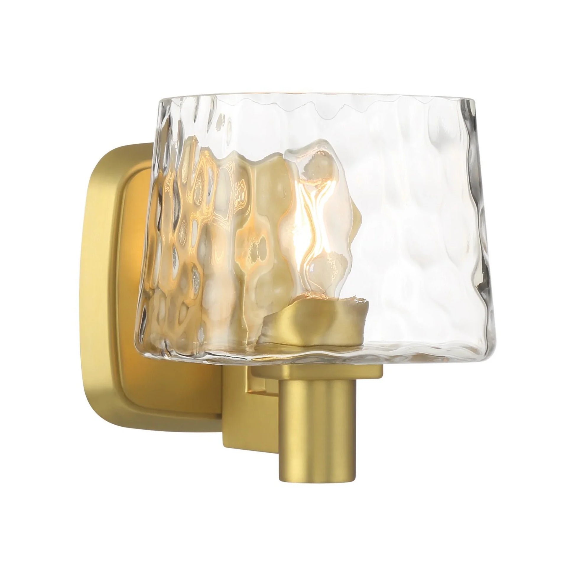 Drysdale 6" Bathroom Vanity Light, Soft Brass Finish - Bees Lighting