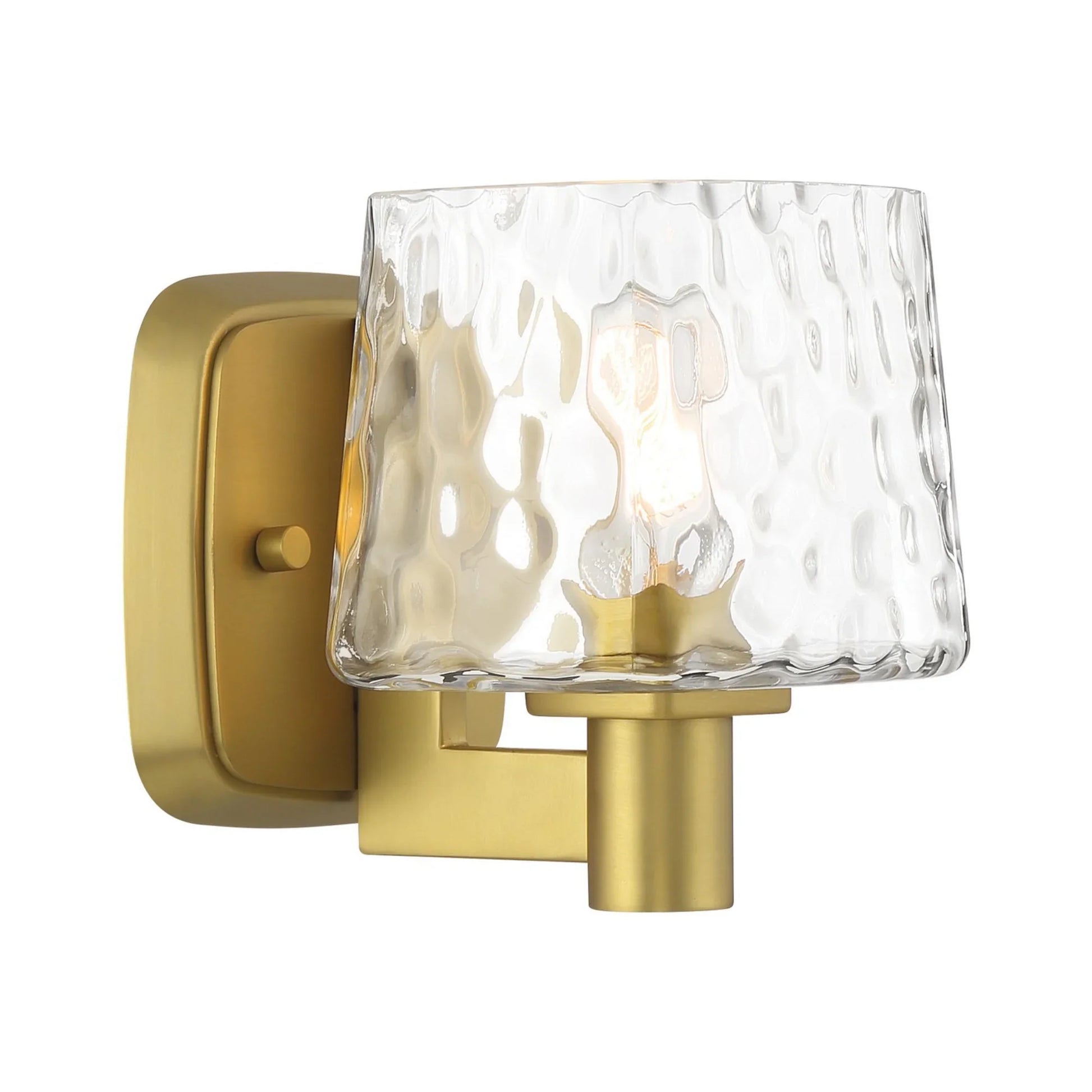 Drysdale 6" Bathroom Vanity Light, Soft Brass Finish - Bees Lighting