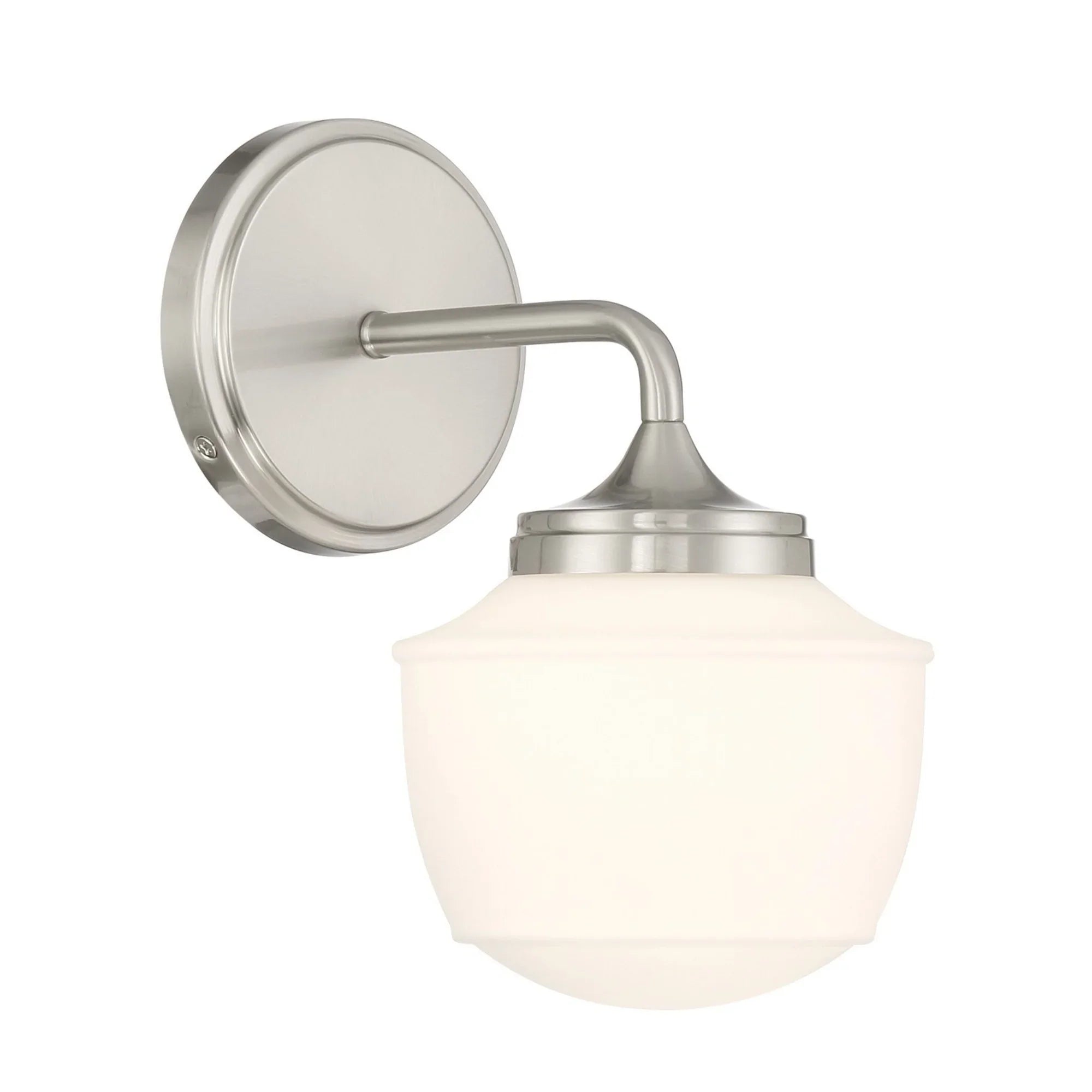Cornwell 10" Bathroom Vanity Light, Brushed Nickel Finish - Bees Lighting