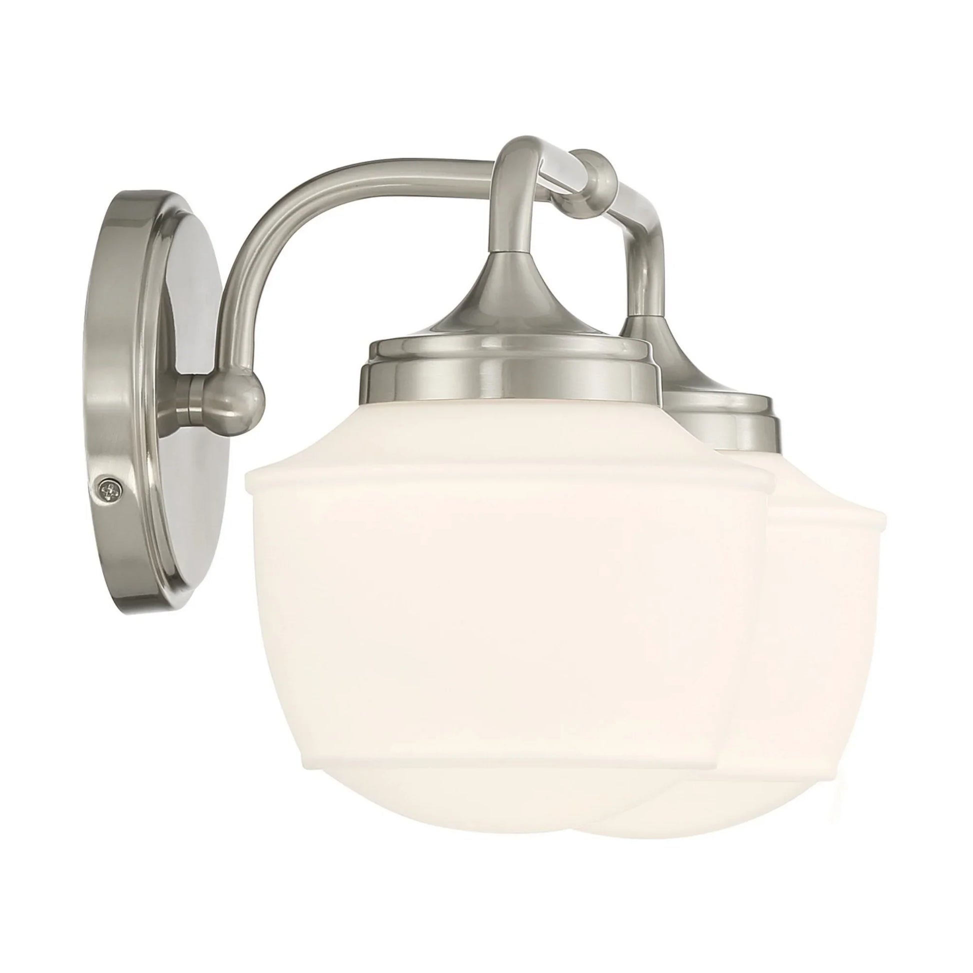 Cornwell 16" 2-Light Bath Vanity, Brushed Nickel Finish - Bees Lighting