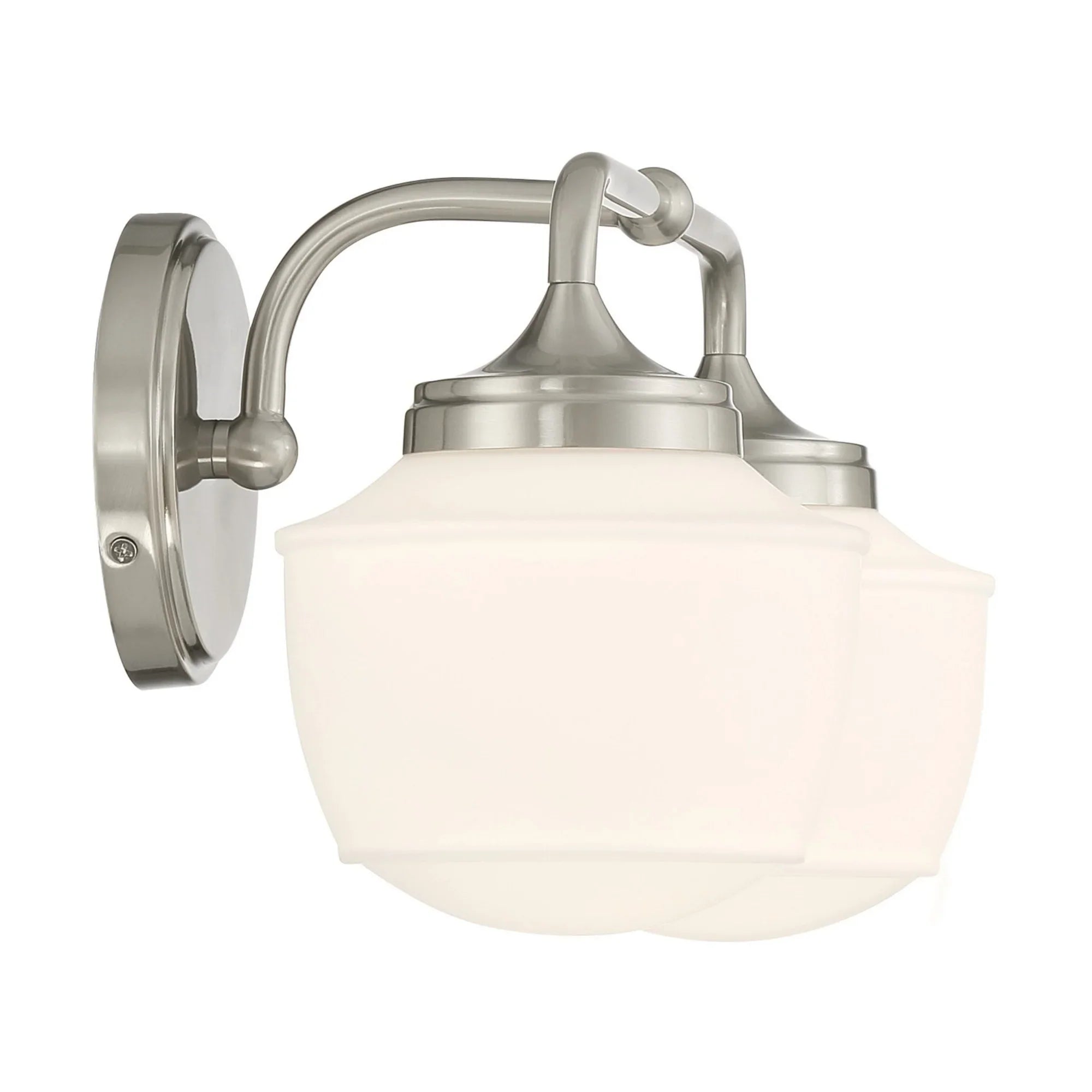 Cornwell 16" 2-Light Bath Vanity, Brushed Nickel Finish - Bees Lighting