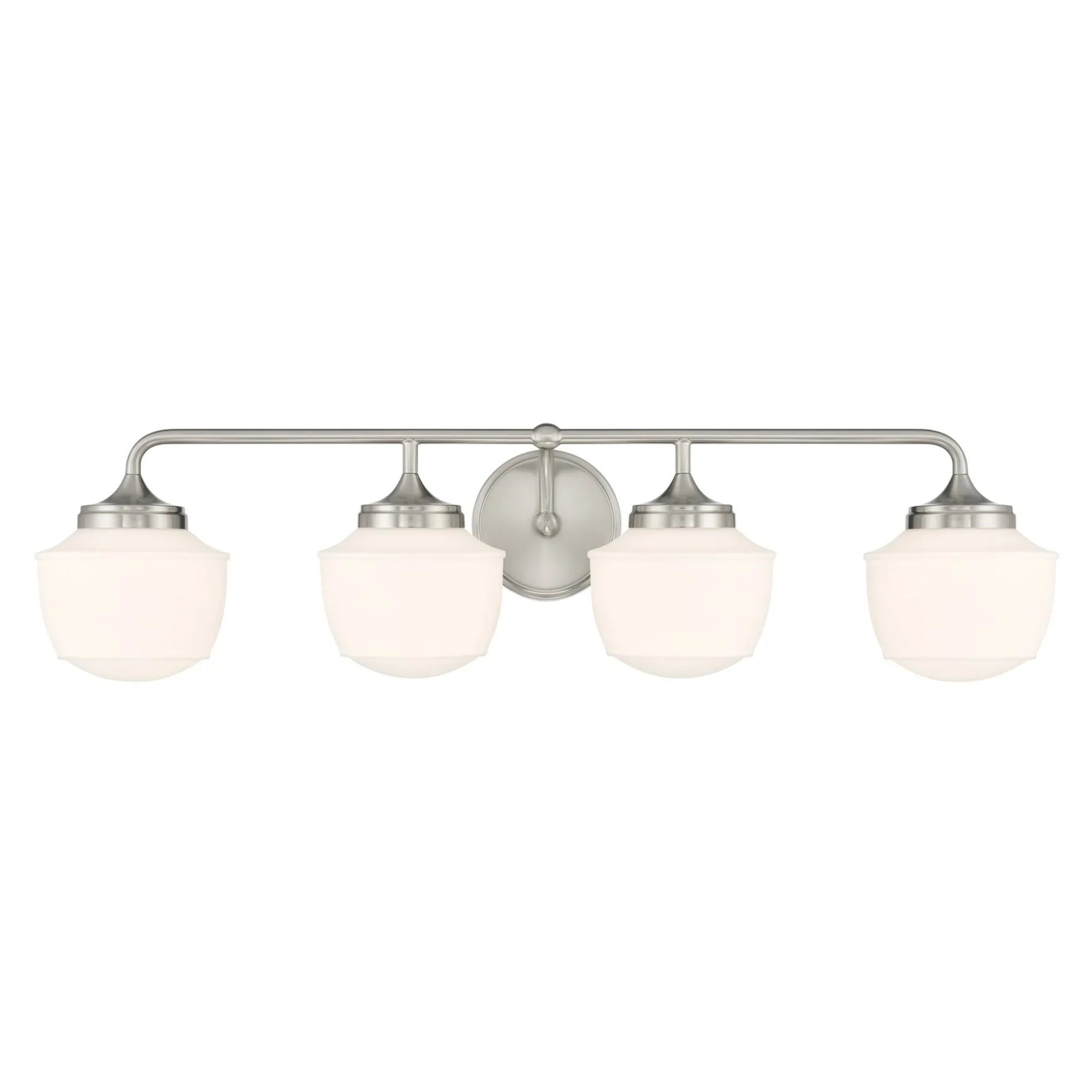 Cornwell 32" 4-Light Bath Vanity, Brushed Nickel Finish - Bees Lighting