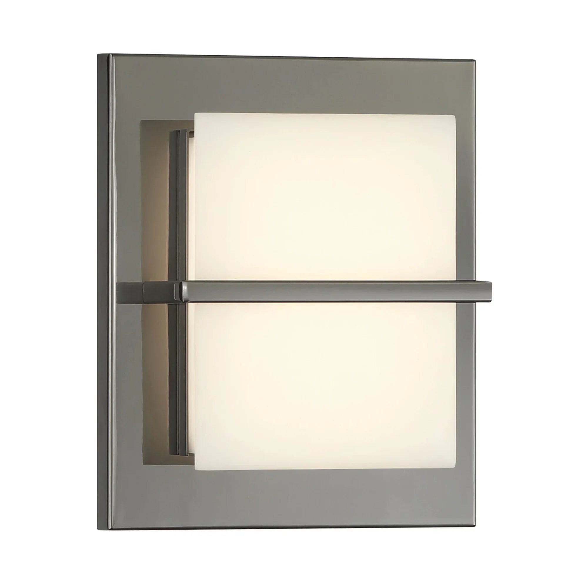 Tarnos 8" LED Wall Sconce, Gun Metal Finish - Bees Lighting