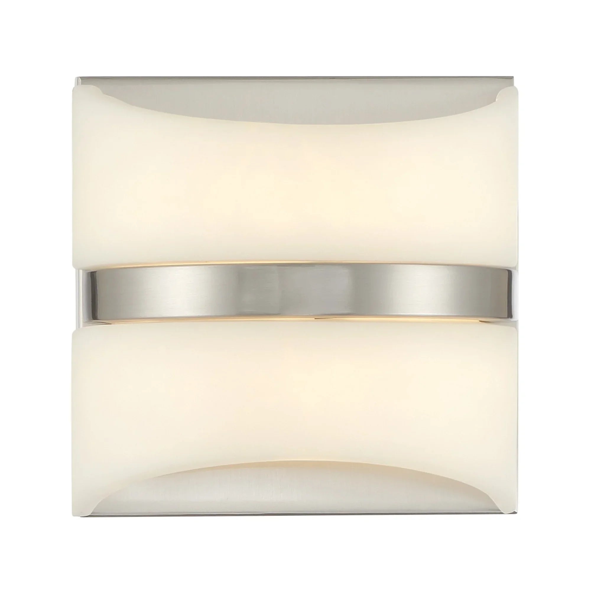 Velaux 7" LED Wall Sconce, Brushed Nickel Finish - Bees Lighting