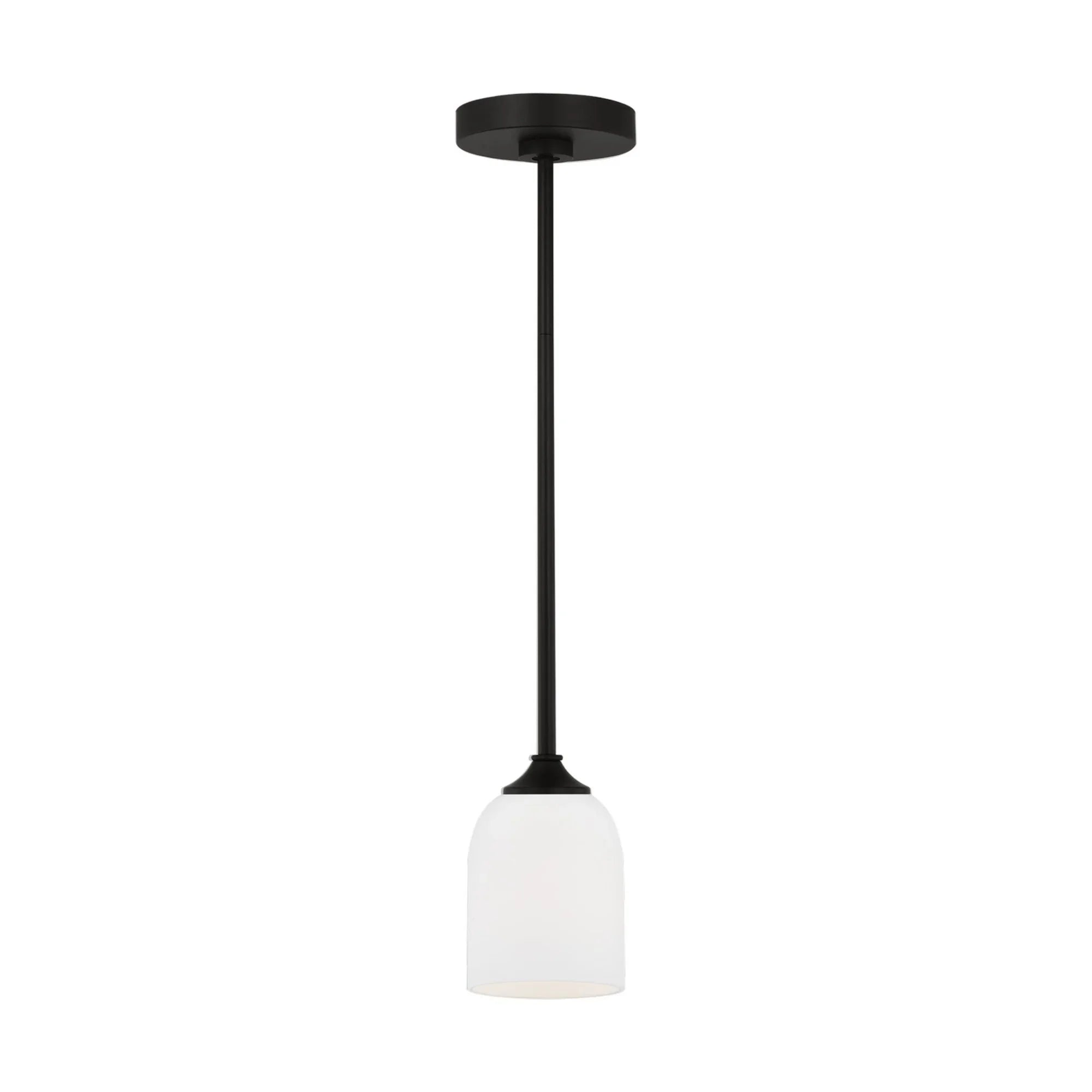 Emile 4" Mini Pendant, Midnight Black Finish - Bees Lighting