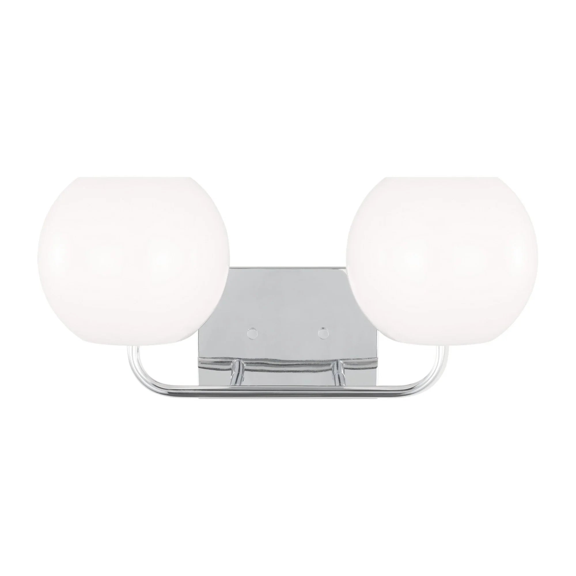Rory 18" 2-Light Medium Bathroom Vanity, Chrome Finish - Bees Lighting