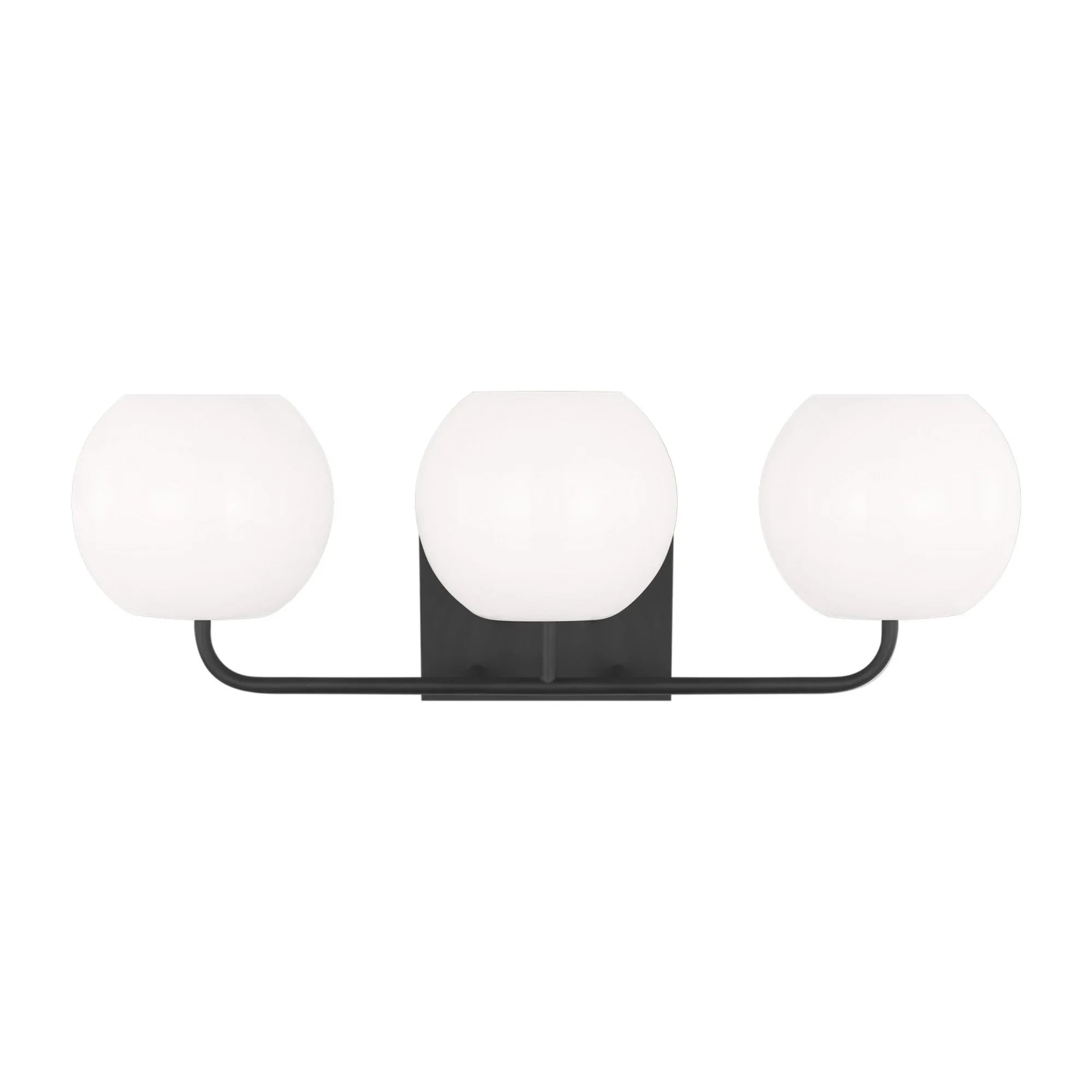 Rory 25" 3-Light Large Bathroom Vanity, Midnight Black Finish - Bees Lighting