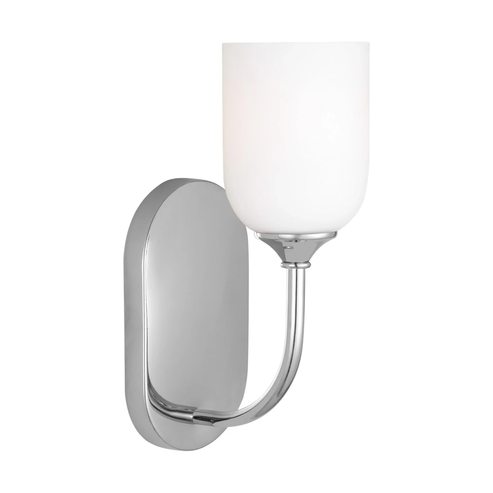 Emile 12" Small Vanity Sconce, Chrome Finish - Bees Lighting
