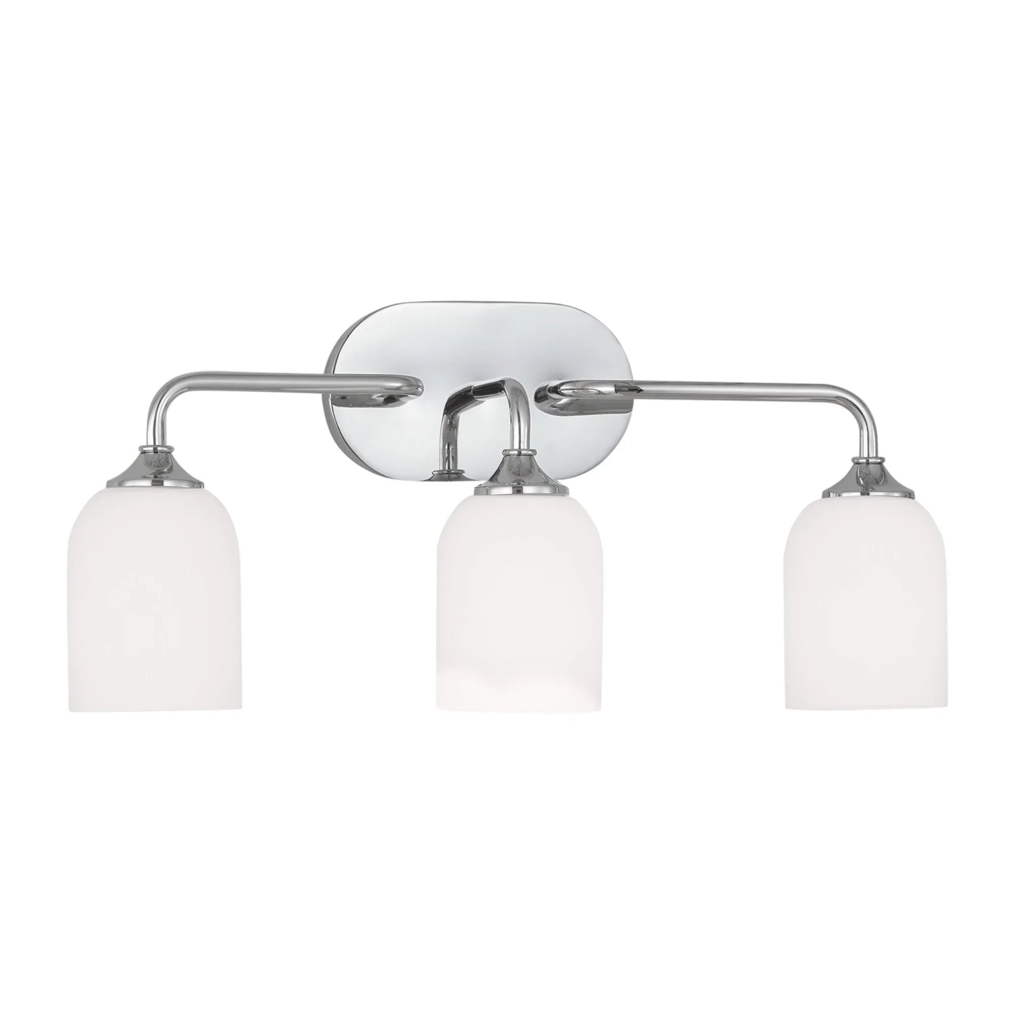 Emile 22" 3-Light Large Vanity, Chrome Finish - Bees Lighting