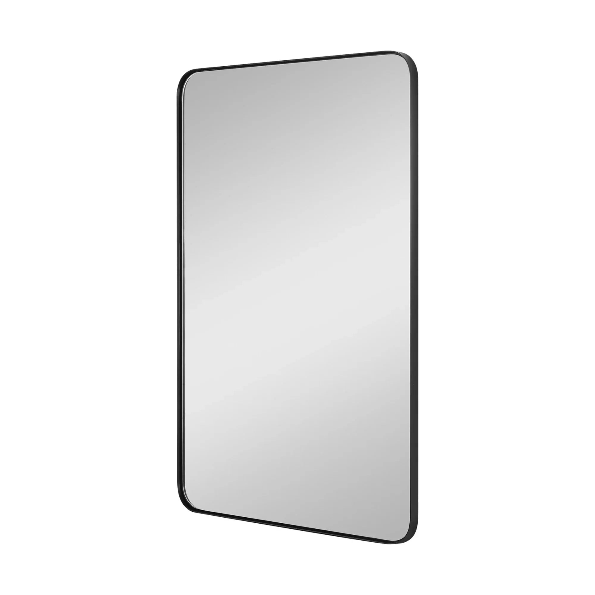 Planer 24" x 36" Medium Rectangular Mirror, Midnight Black Finish - Bees Lighting