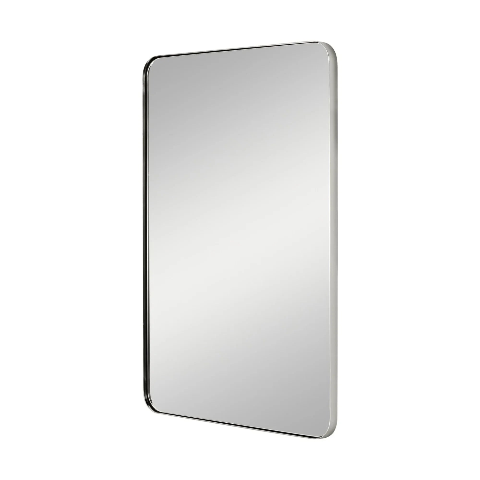 Planer 24" x 36" Medium Rectangular Mirror, Polished Nickel Finish - Bees Lighting