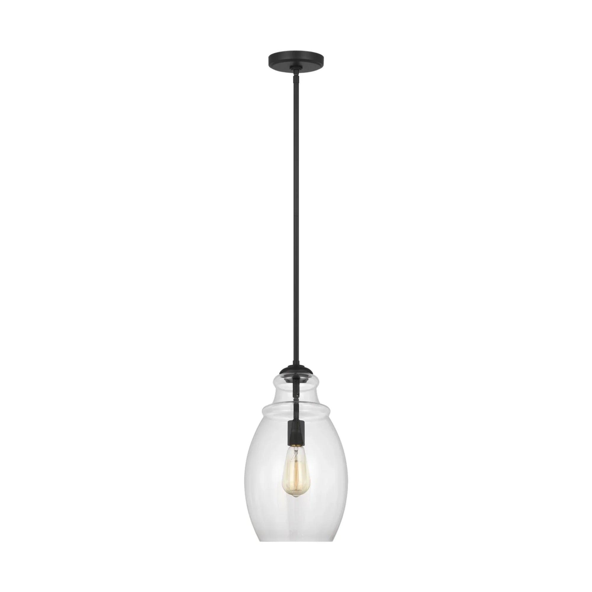 Marino 9" Pendant, Midnight Black Finish - Bees Lighting