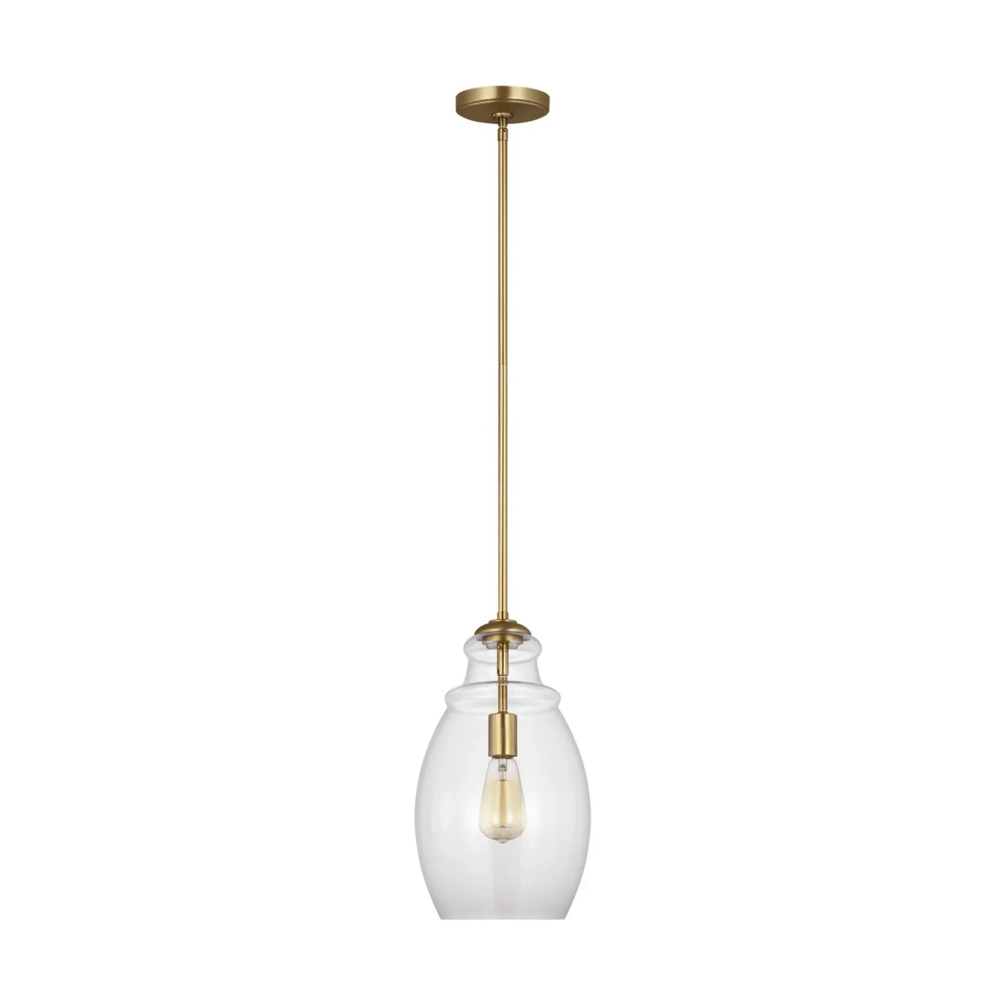 Marino 9" Pendant, Satin Brass Finish - Bees Lighting