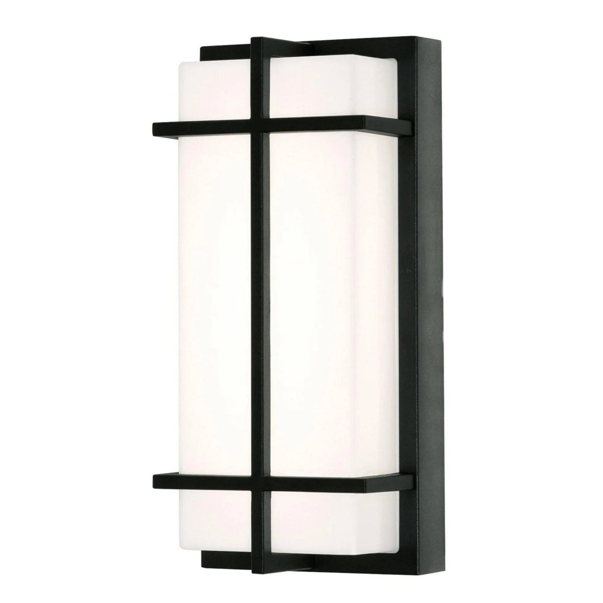 August 12" LED Outdoor Sconce, Black Finish - Bees Lighting