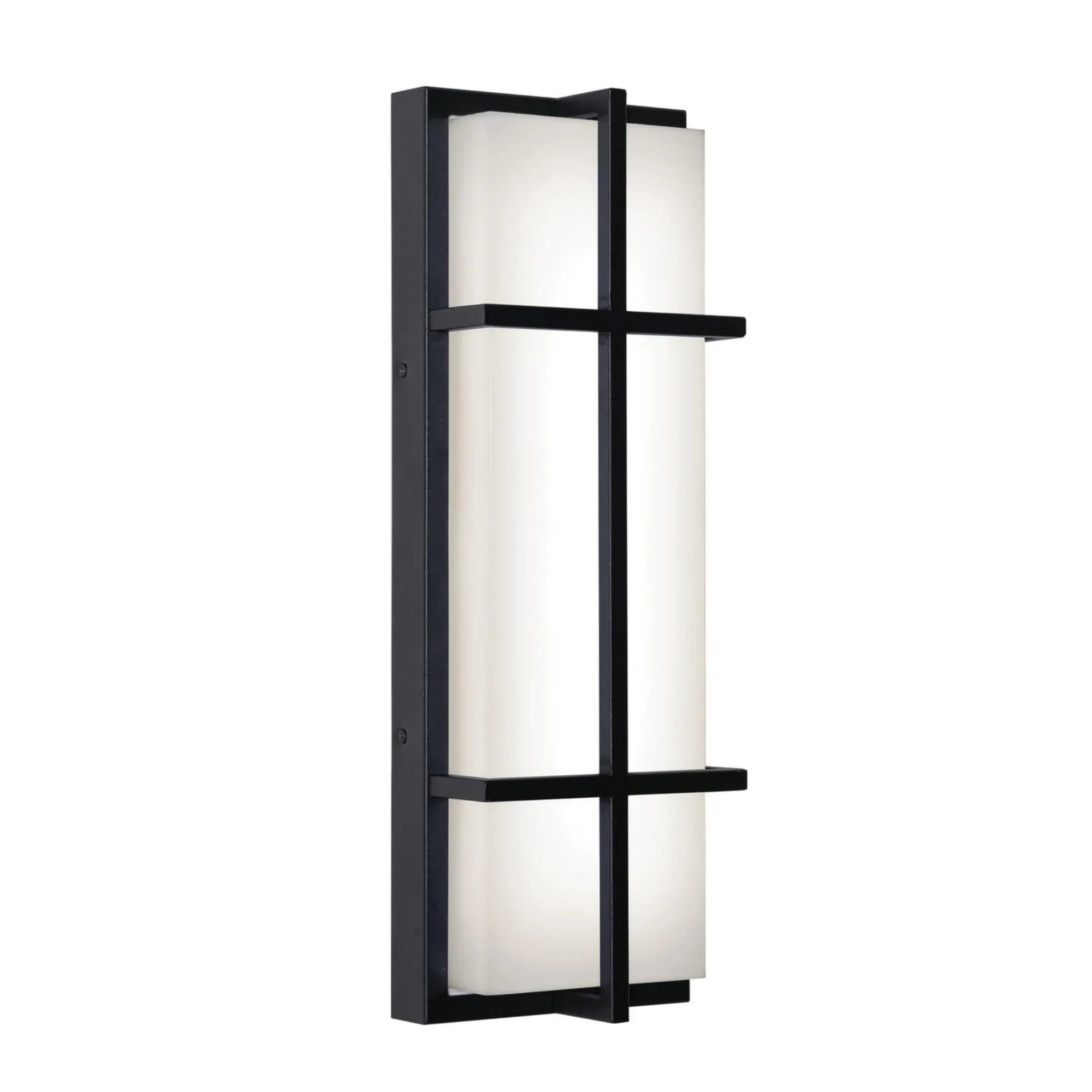 August 20" LED Outdoor Sconce, Black Finish - Bees Lighting