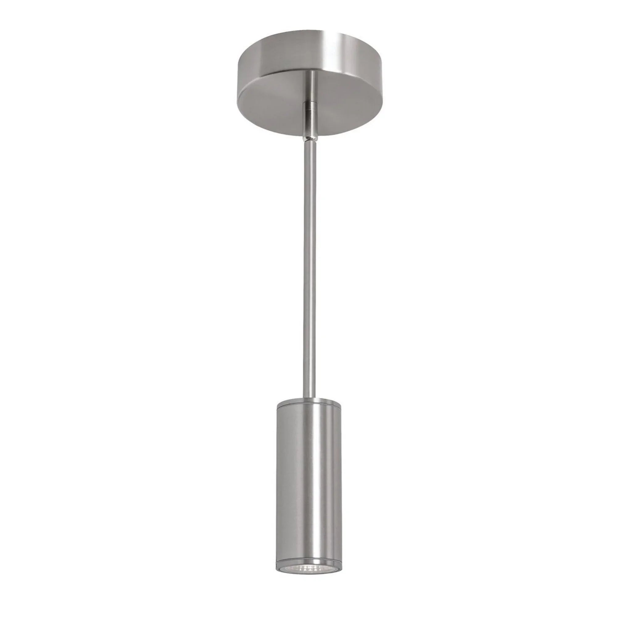 Beverly 6" LED Outdoor Pendant, Satin Nickel Finish - Bees Lighting